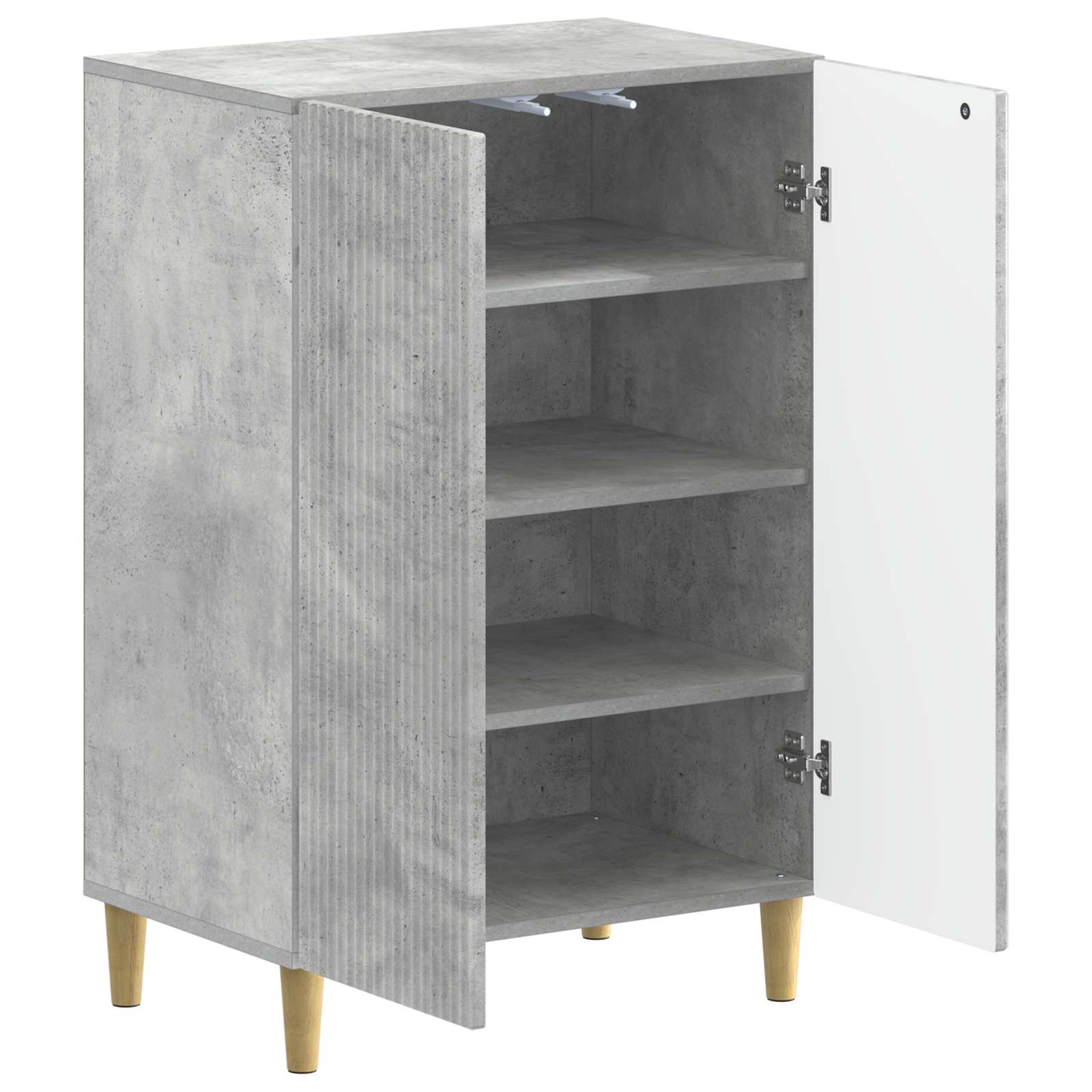 Mobile per scarpe ARNHEM 59,5 x 39,5 x 90 cm Grigio Cemento