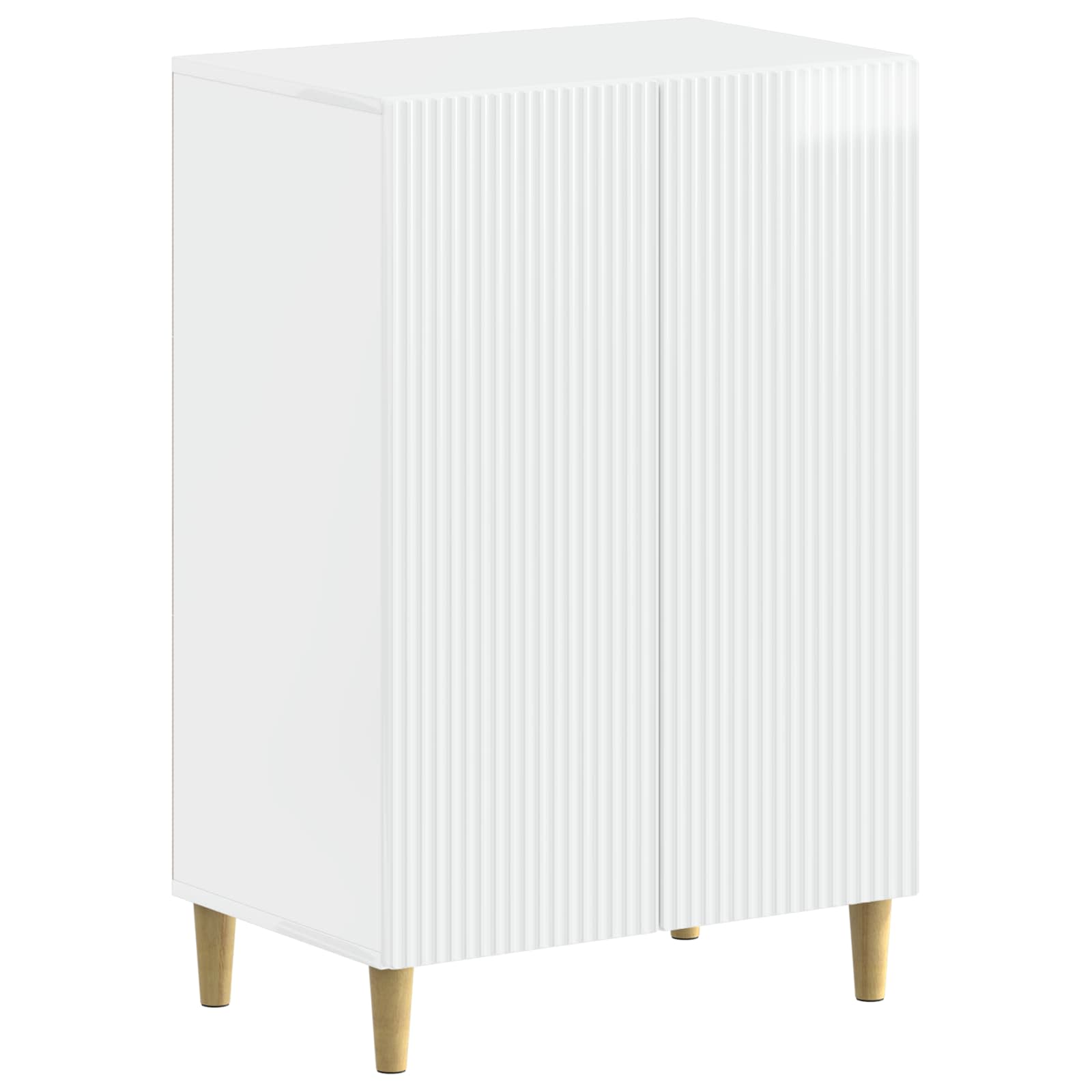 Mobile per scarpe ARNHEM 59,5 x 39,5 x 90 cm Bianco Lucido