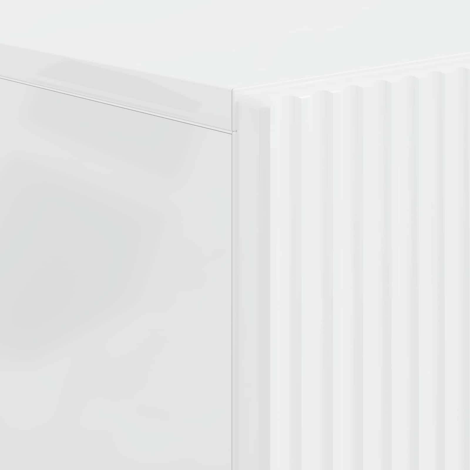 Mobile per scarpe ARNHEM 59,5 x 39,5 x 90 cm Bianco Lucido