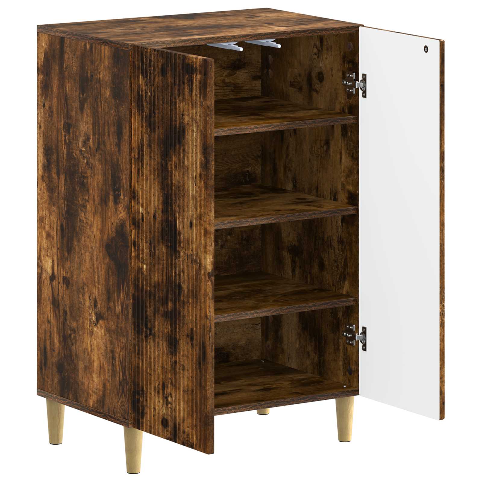 Mobile per scarpe ARNHEM 59,5 x 39,5 x 90 cm Rovere Fumo