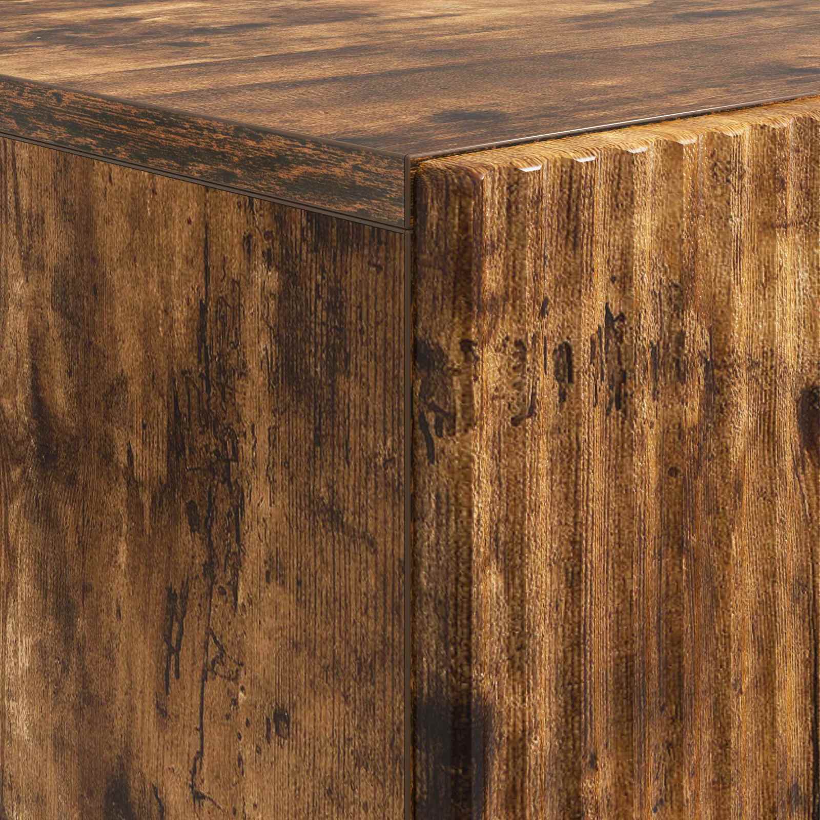 Mobile per scarpe ARNHEM 59,5 x 39,5 x 90 cm Rovere Fumo