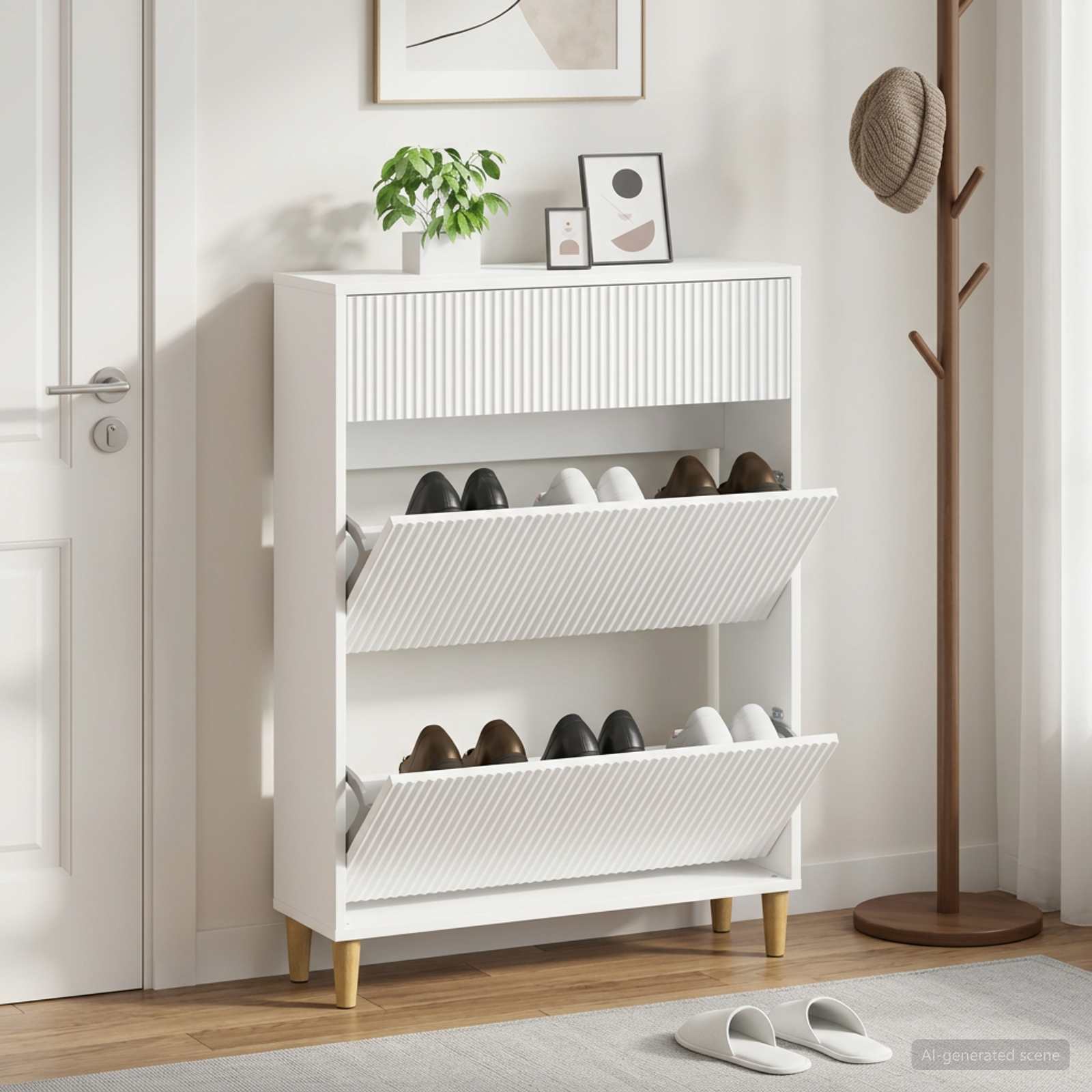 Mobile per scarpe ARNHEM 78 x 24 x 103 cm Legno ingegnerizzato