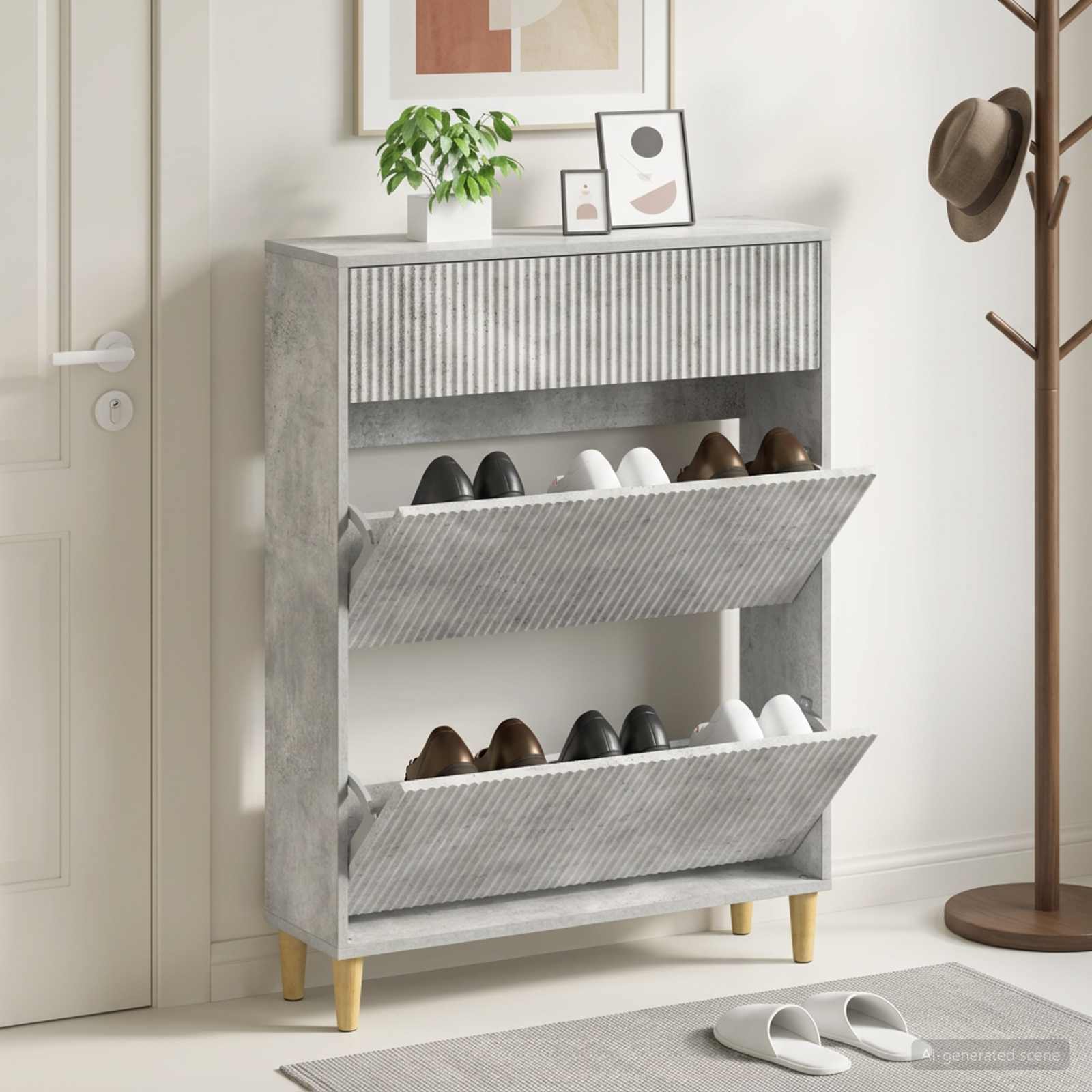 Mobile per scarpe ARNHEM 78 x 24 x 103 cm Legno ingegnerizzato