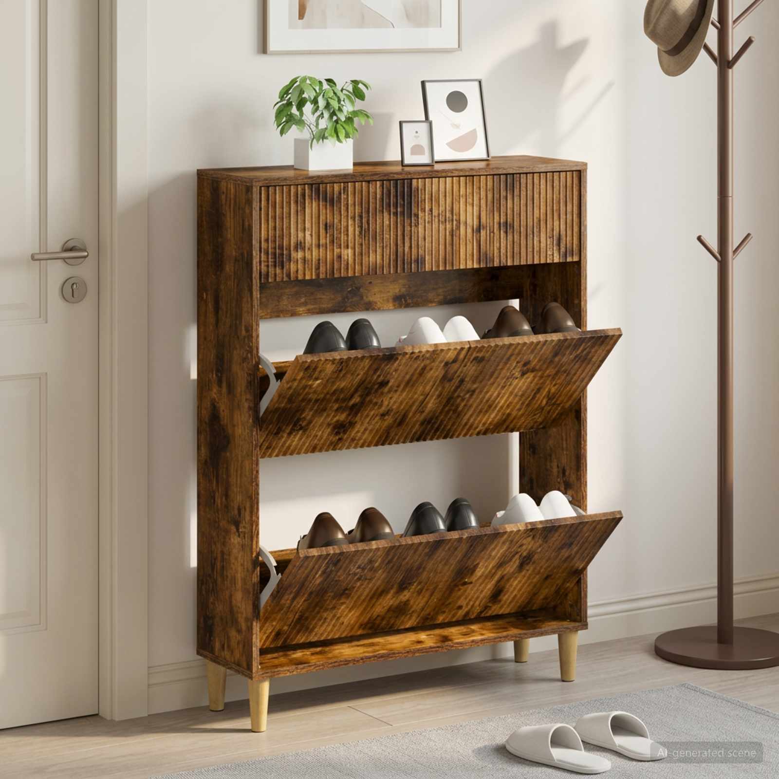 Mobile per scarpe ARNHEM 78 x 24 x 103 cm Legno ingegnerizzato