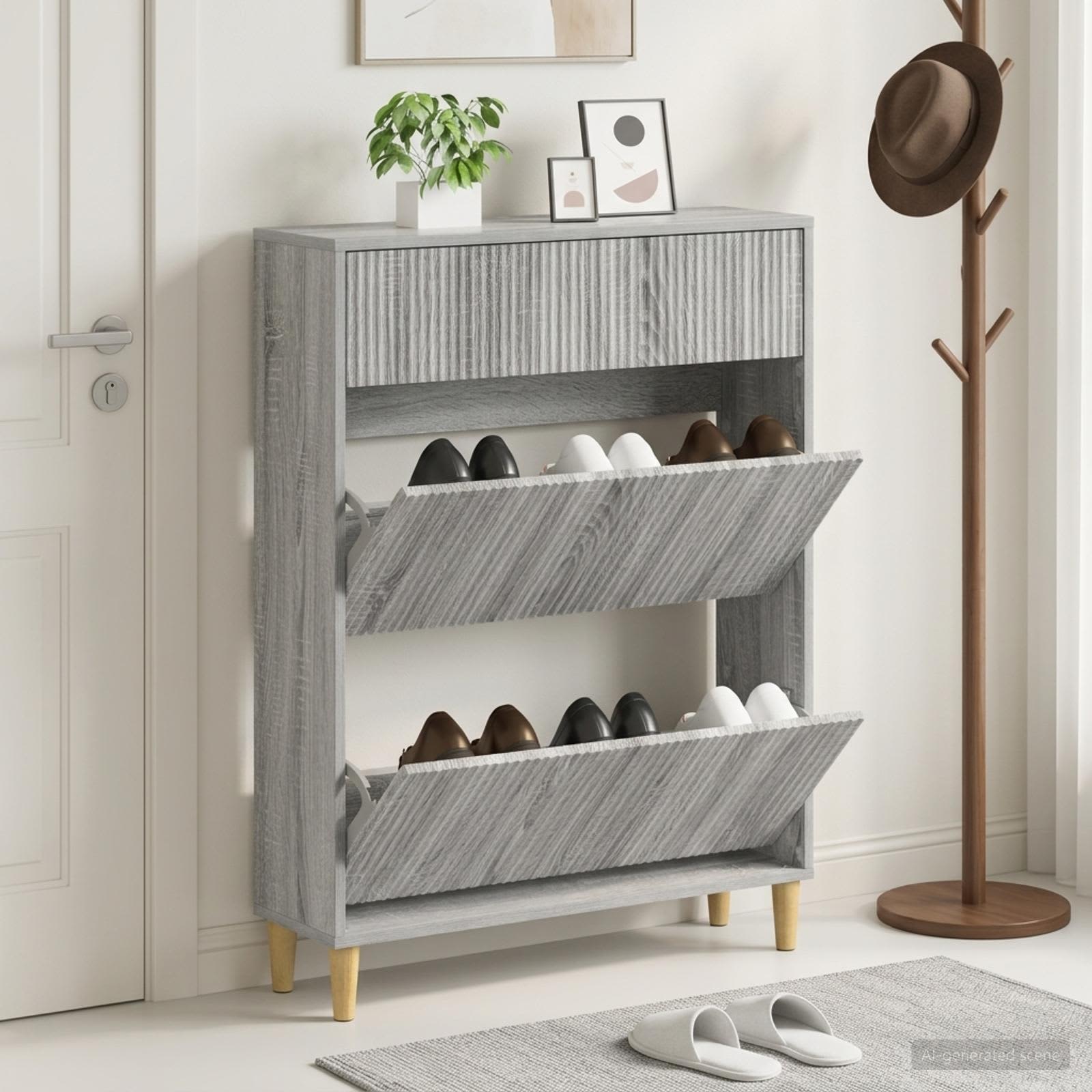 Mobile per scarpe ARNHEM 78 x 24 x 103 cm Legno ingegnerizzato