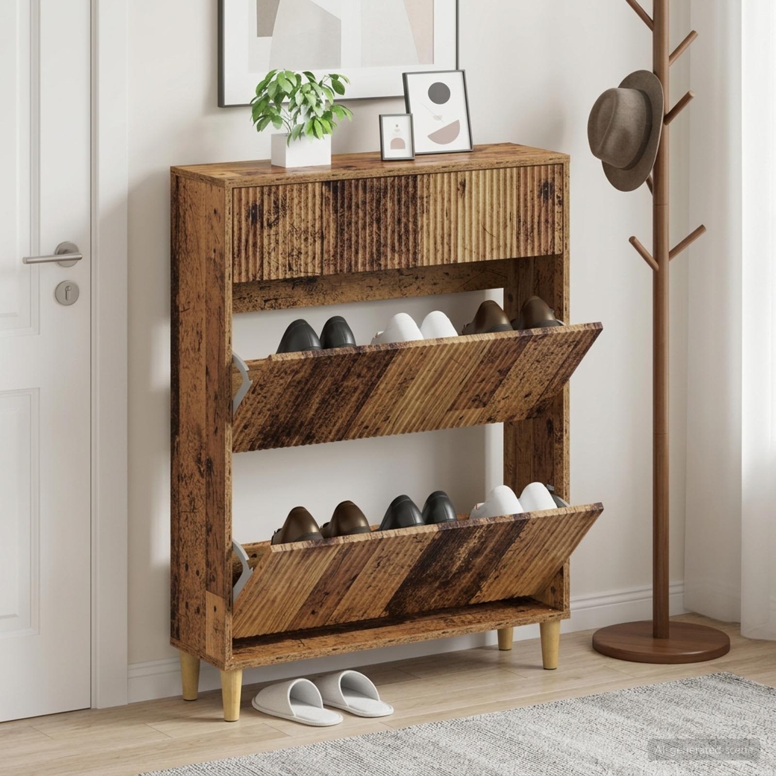 Mobile per scarpe ARNHEM 78 x 24 x 103 cm Legno ingegnerizzato