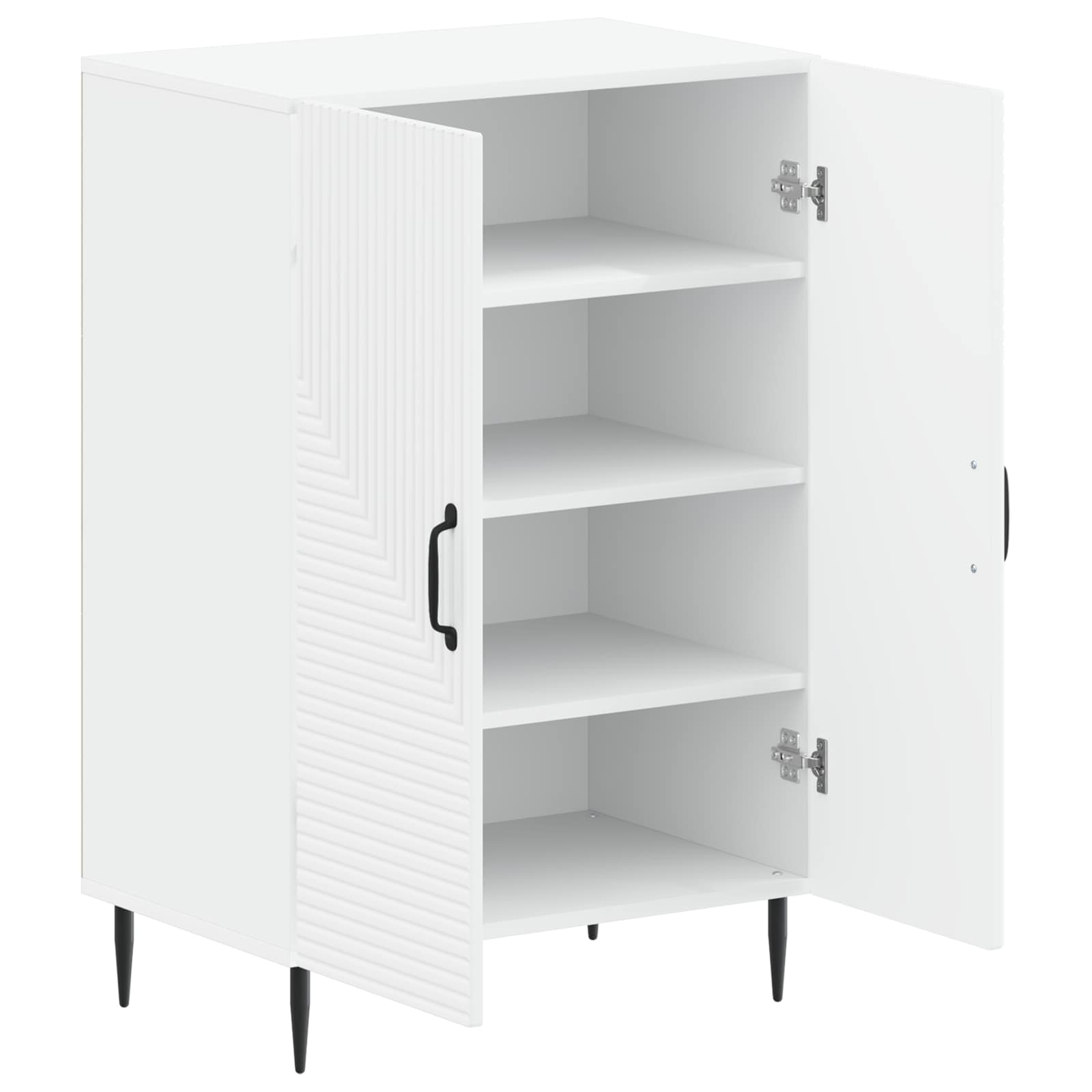 Mobile per scarpe HAARLEM 59,5 x 39,5 x 89,5 cm Bianco