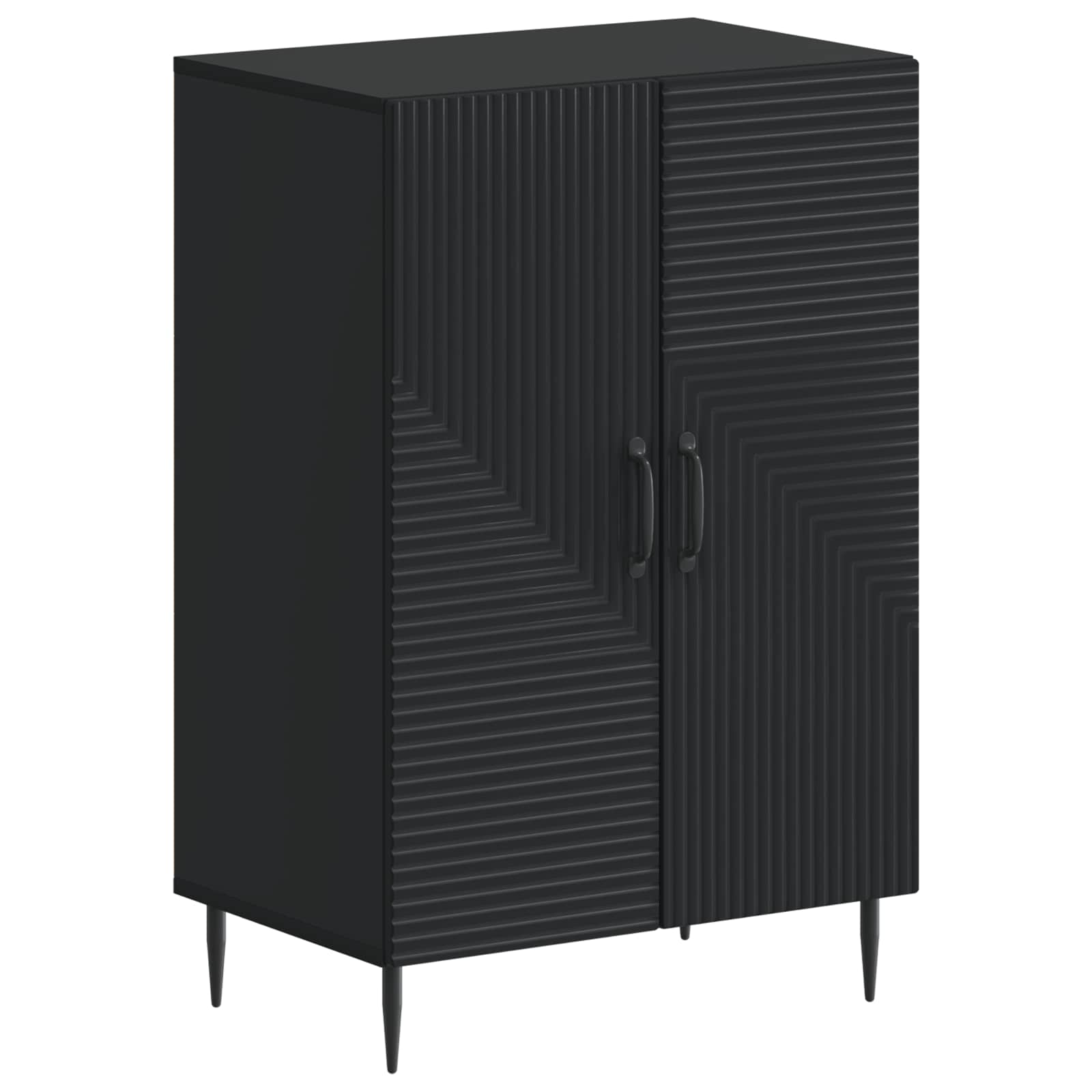 Mobile per scarpe HAARLEM 59,5 x 39,5 x 89,5 cm Nero