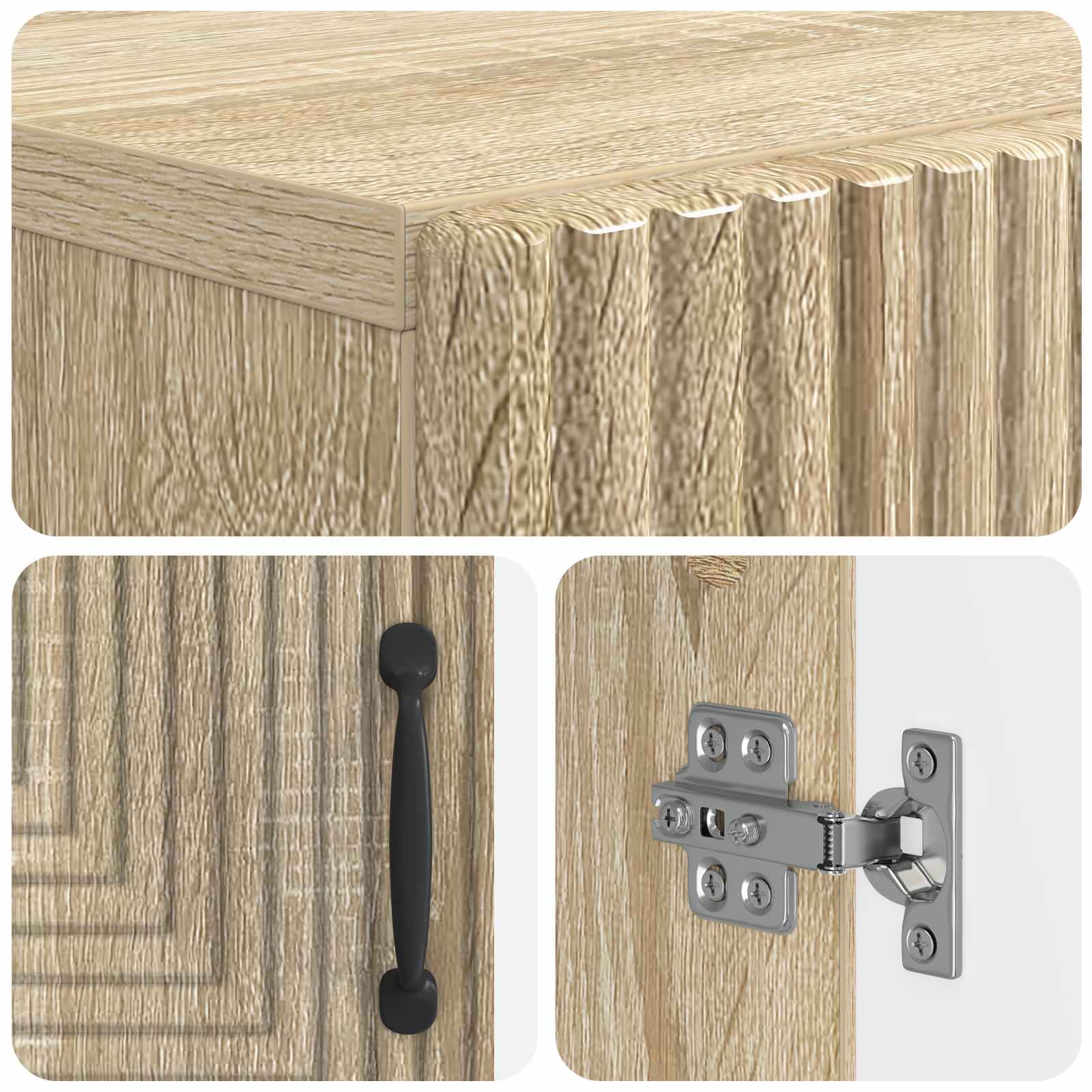 Mobile per scarpe HAARLEM 59,5 x 39,5 x 89,5 cm Rovere Sonoma