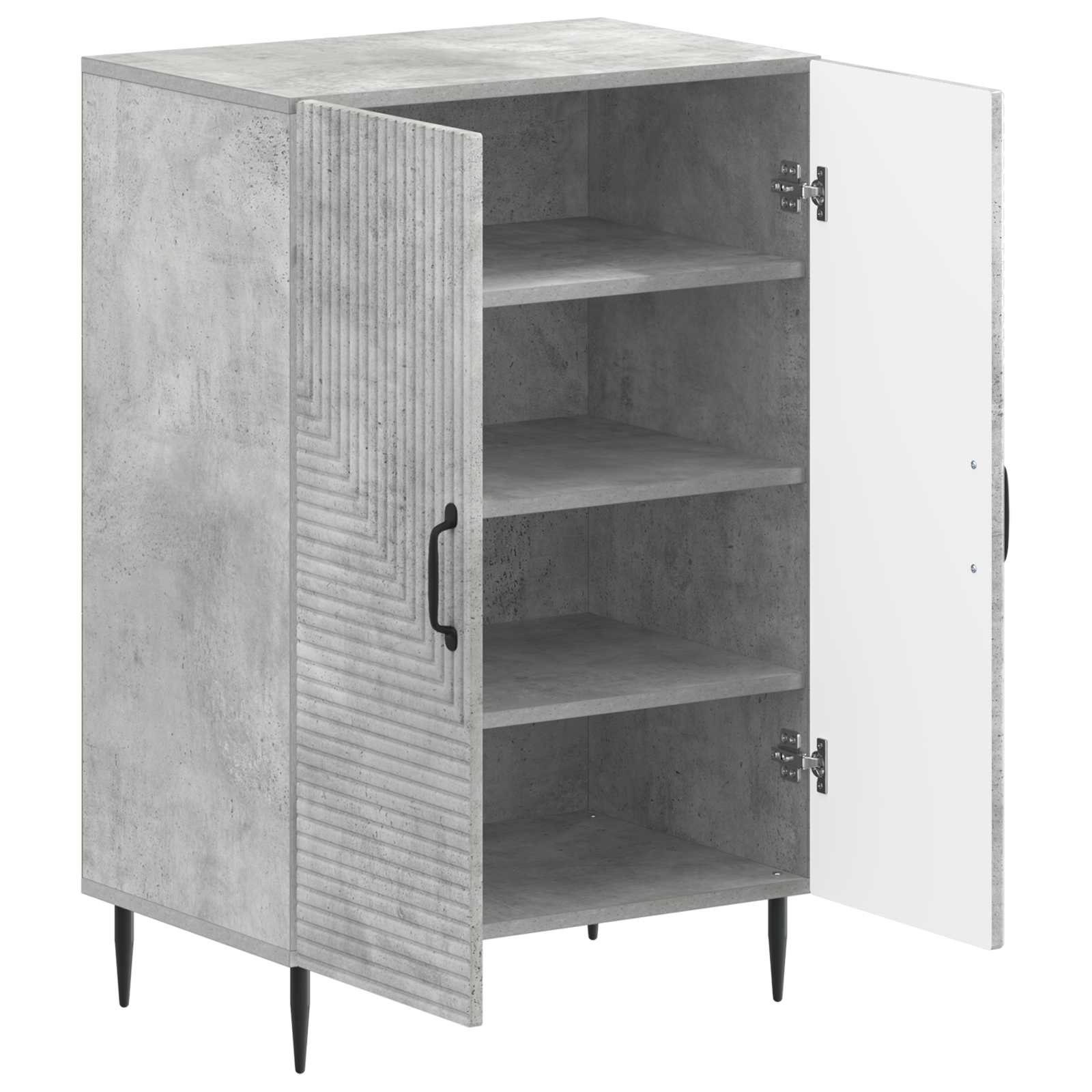 Mobile per scarpe HAARLEM 59,5 x 39,5 x 89,5 cm Grigio Cemento