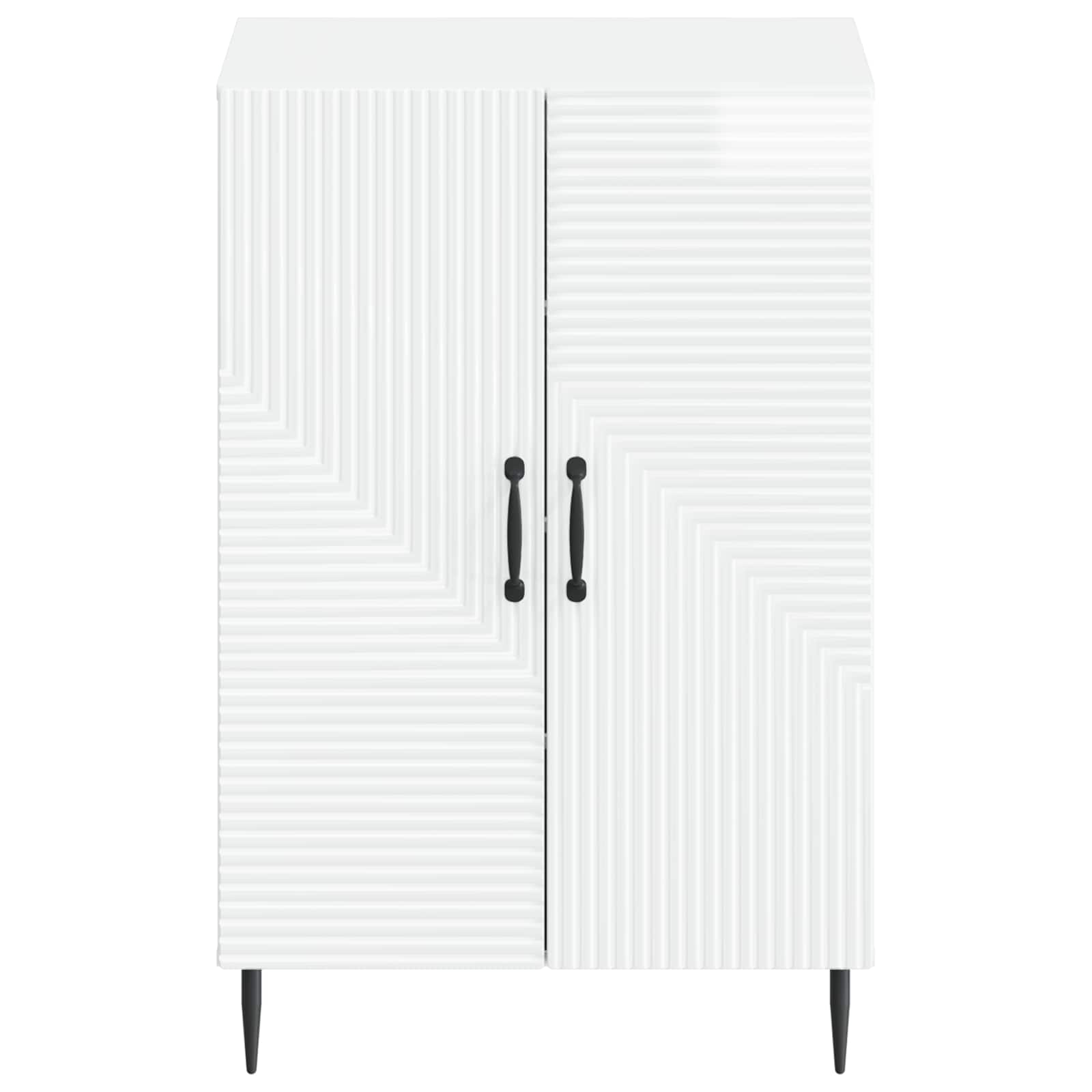 Mobile per scarpe HAARLEM 59,5 x 39,5 x 89,5 cm Bianco Lucido