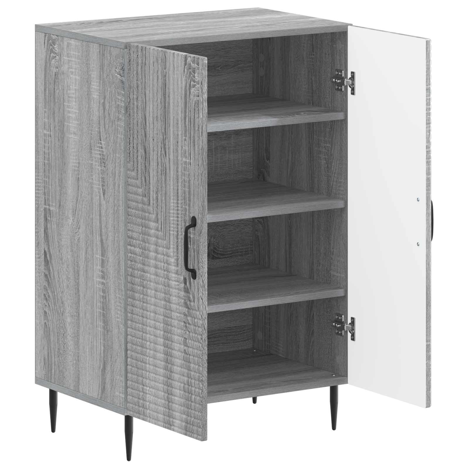 Mobile per scarpe HAARLEM 59,5 x 39,5 x 89,5 cm Sonoma grigio