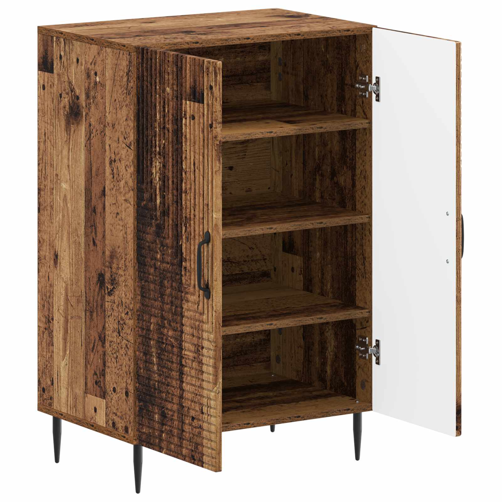 Mobile per scarpe HAARLEM 59,5 x 39,5 x 89,5 cm Legno antico