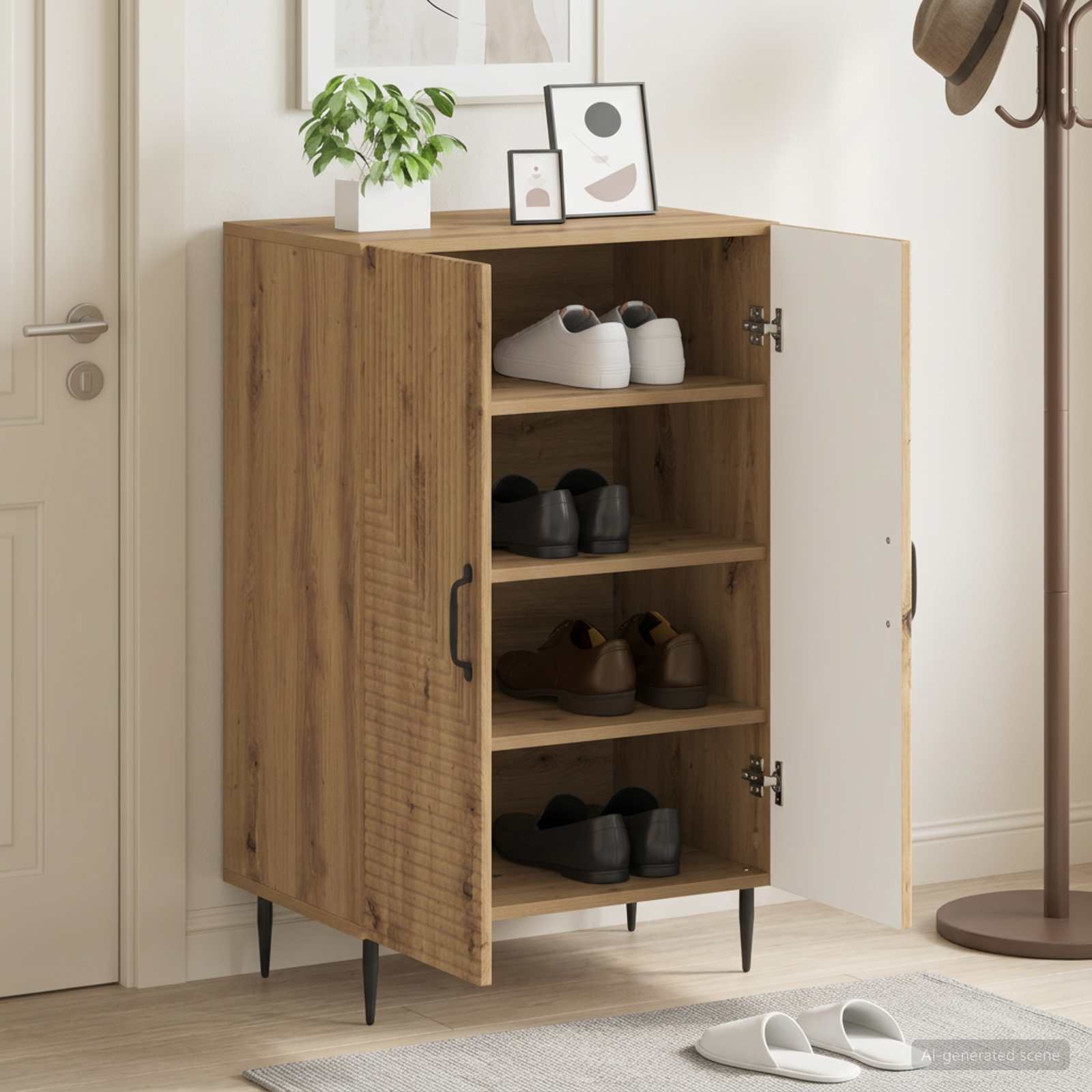 Mobile per scarpe HAARLEM 59,5 x 39,5 x 89,5 cm