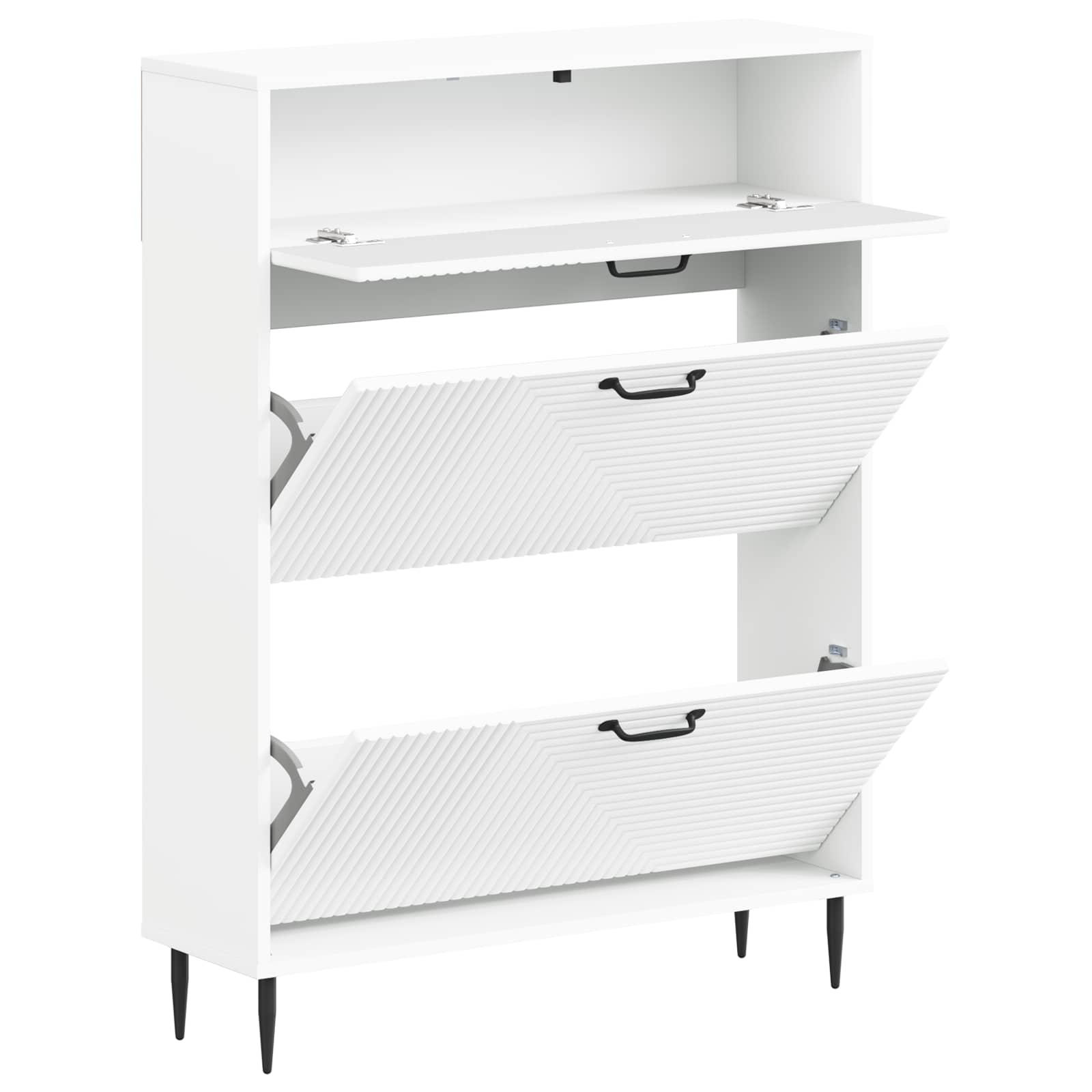 Mobile per scarpe HAARLEM 78 x 24 x 103 cm Legno ingegnerizzato