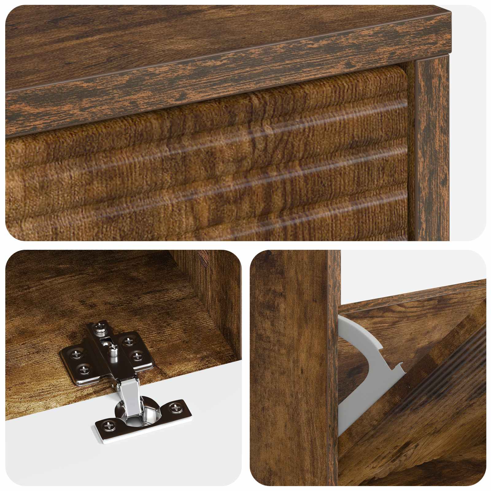 Mobile per scarpe HAARLEM 78 x 24 x 103 cm Legno ingegnerizzato