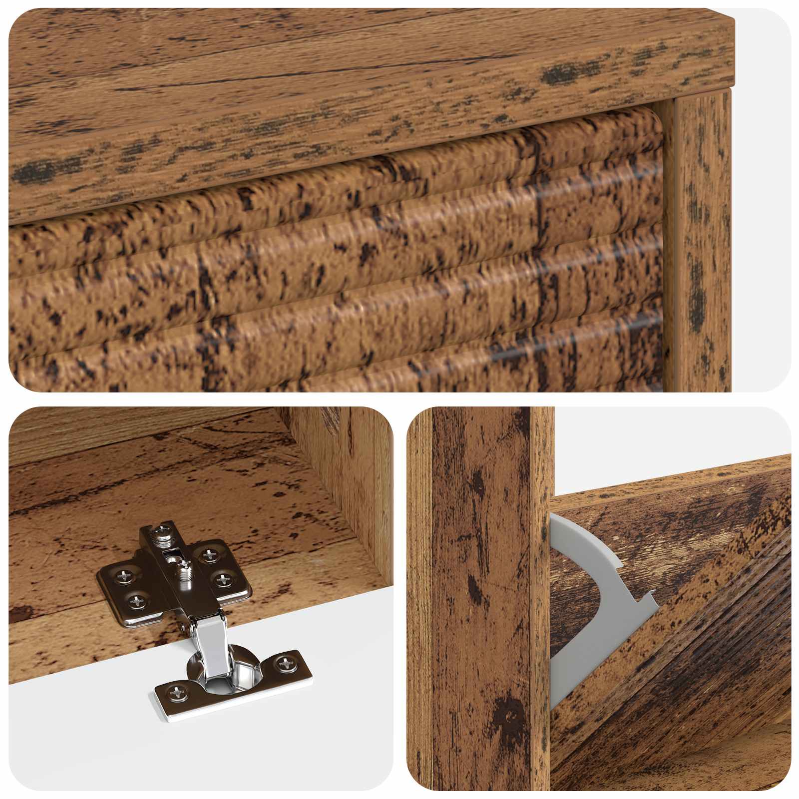 Mobile per scarpe HAARLEM 78 x 24 x 103 cm Legno ingegnerizzato