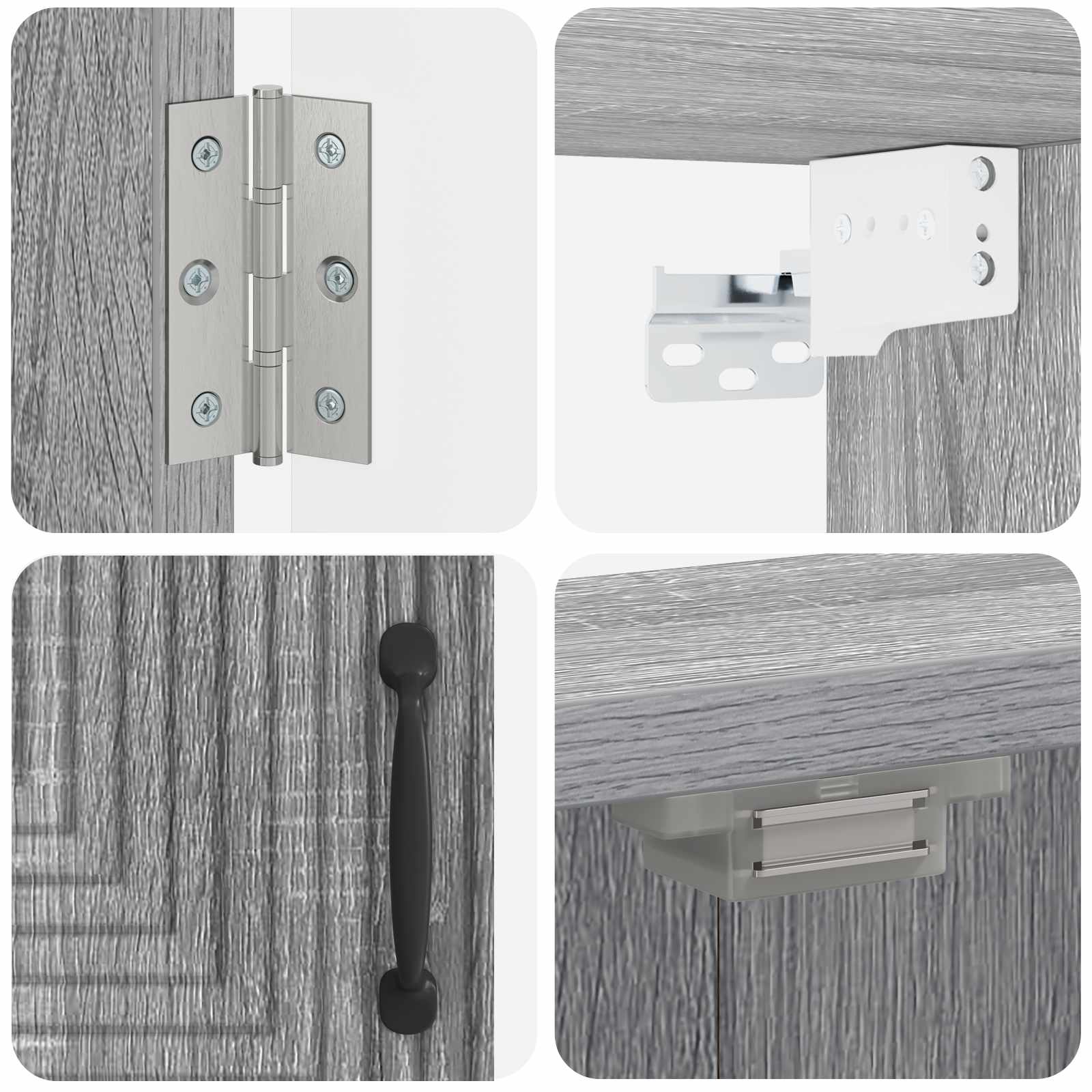 Armadio per Dartboard HAARLEM Sonoma grigio