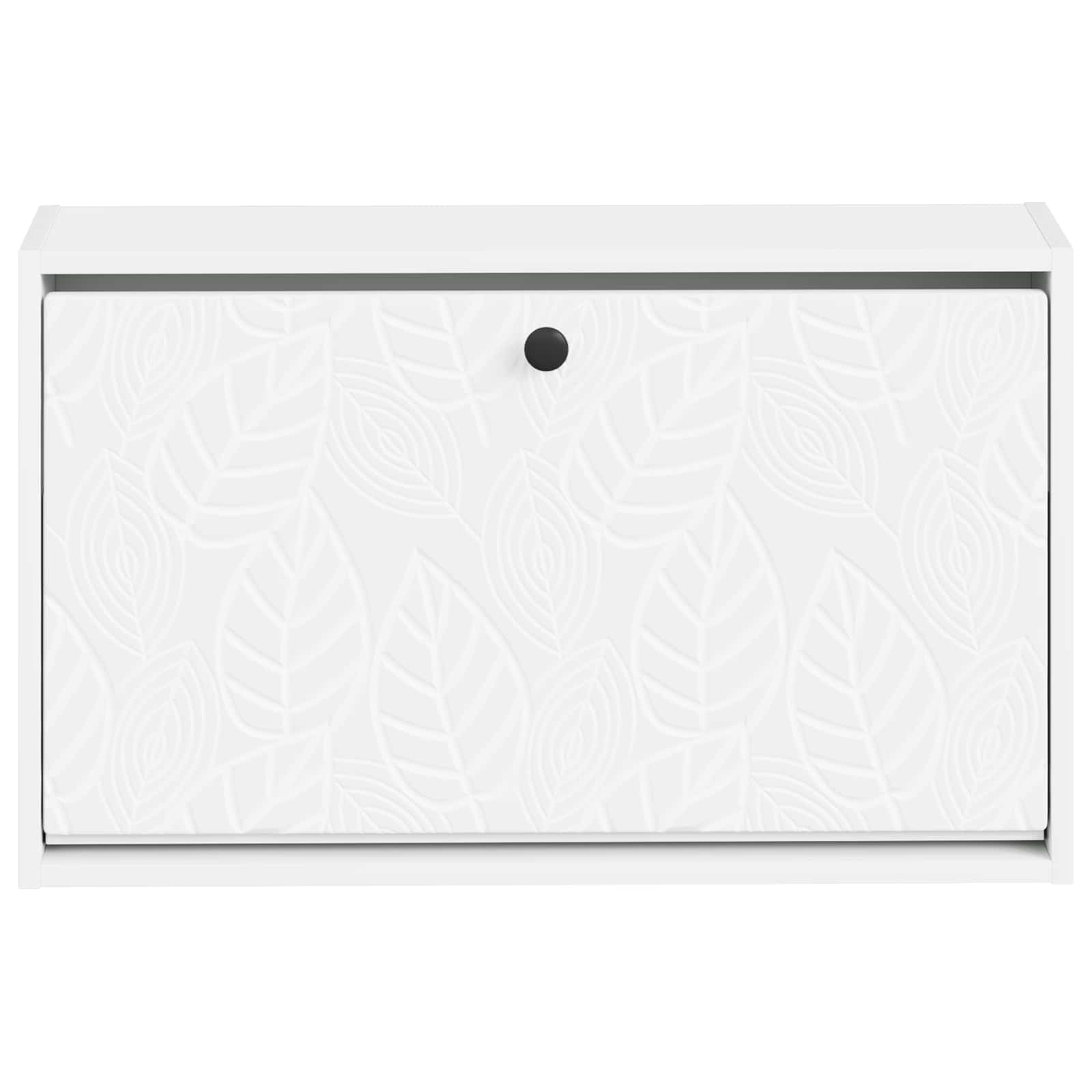 Mobiletto per Scarpe da Muro DELFT 71 x 17 x 43 cm Bianco