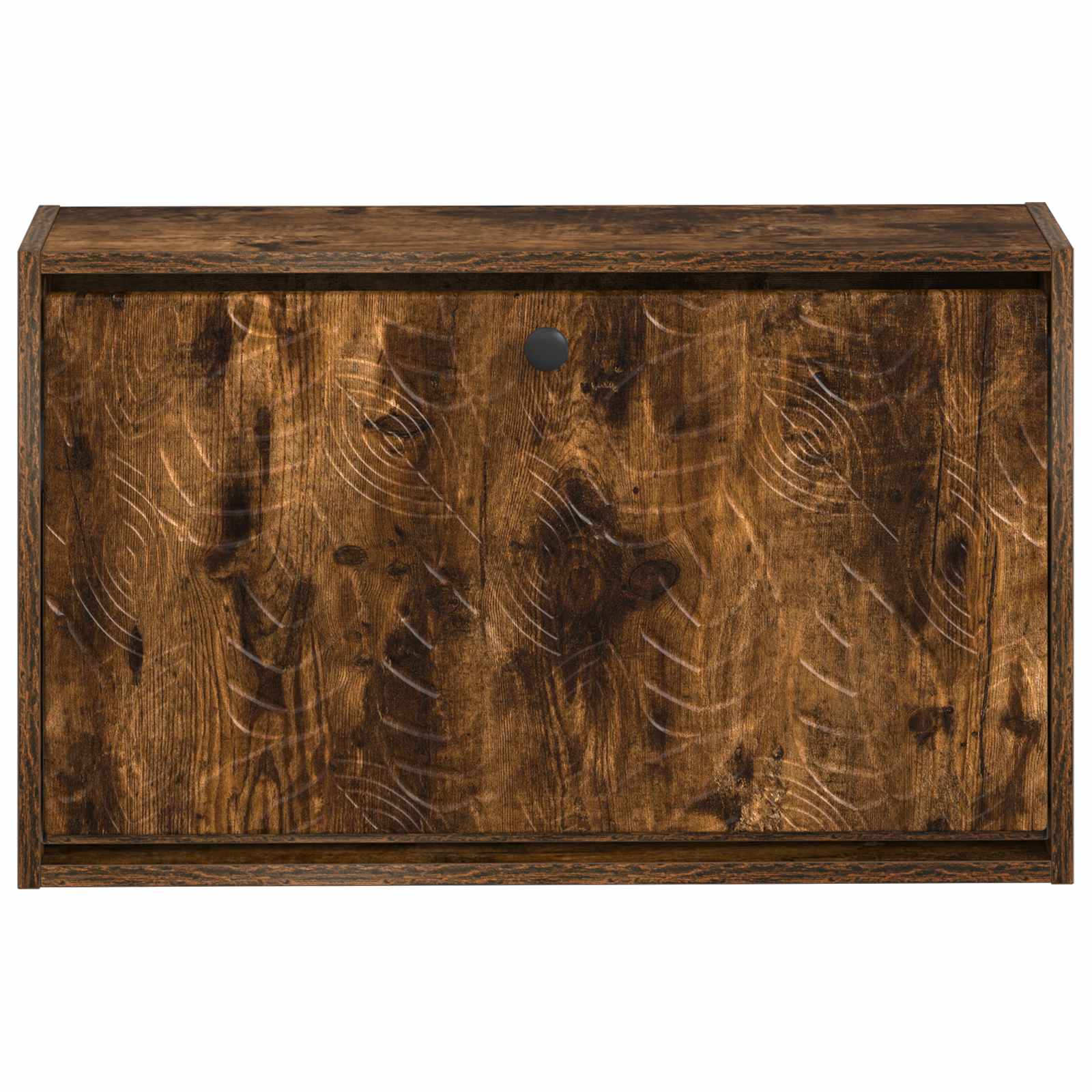 Mobiletto per Scarpe da Muro DELFT 71 x 17 x 43 cm Rovere Fumo