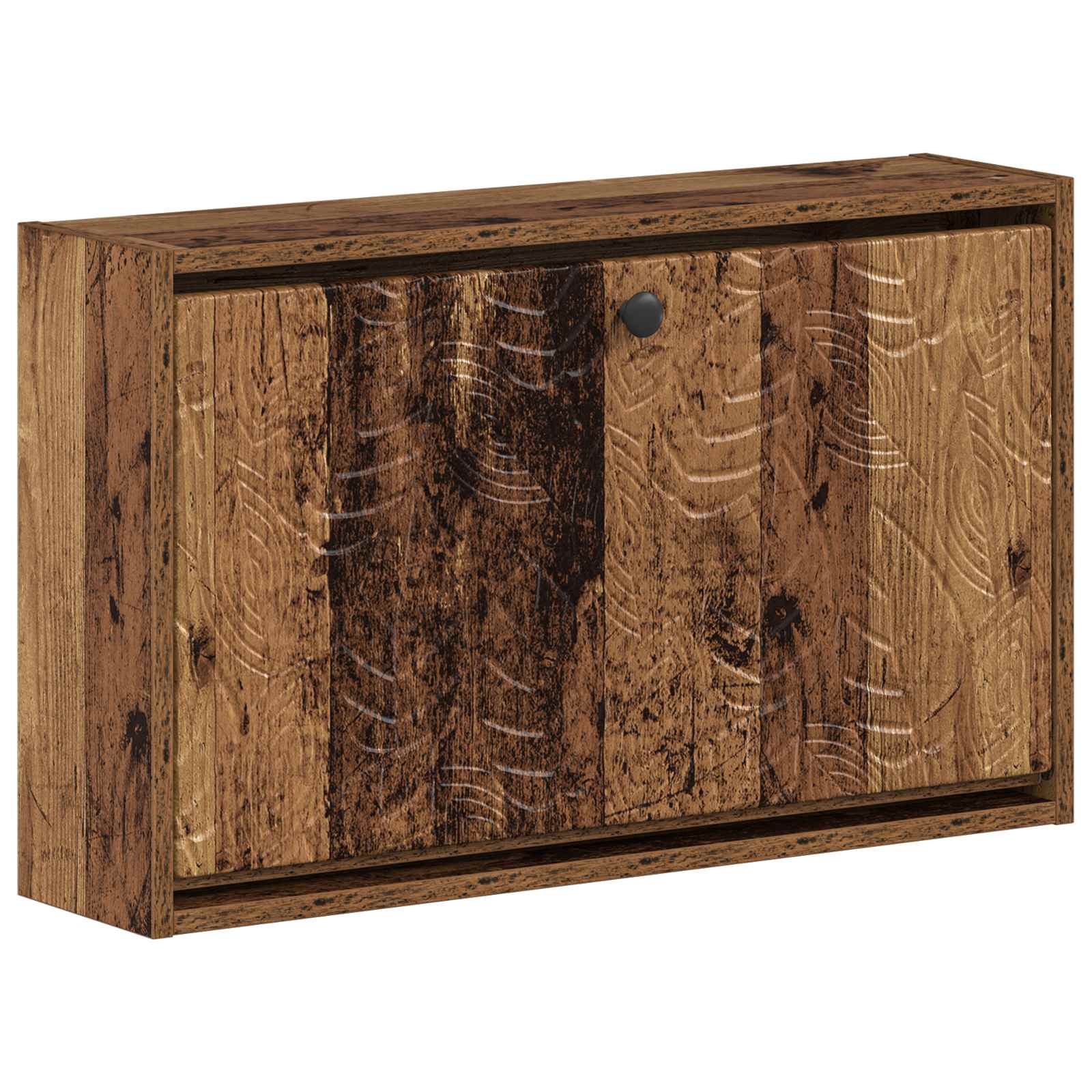 Mobiletto per Scarpe da Muro DELFT 71 x 17 x 43 cm Legno antico