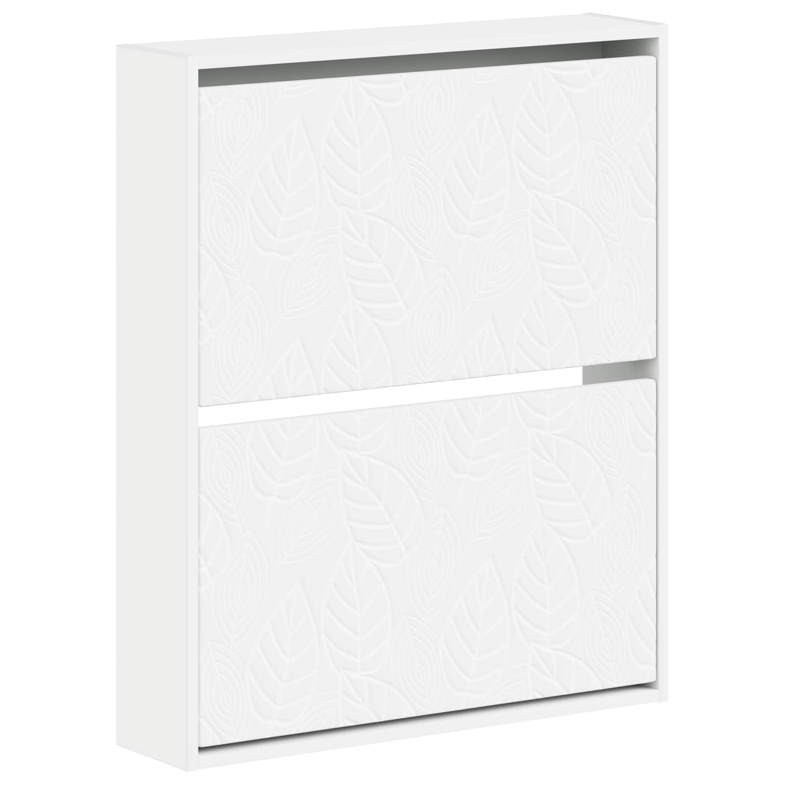 Mobiletto per Scarpe da Muro DELFT 71 x 17 x 86 cm Bianco