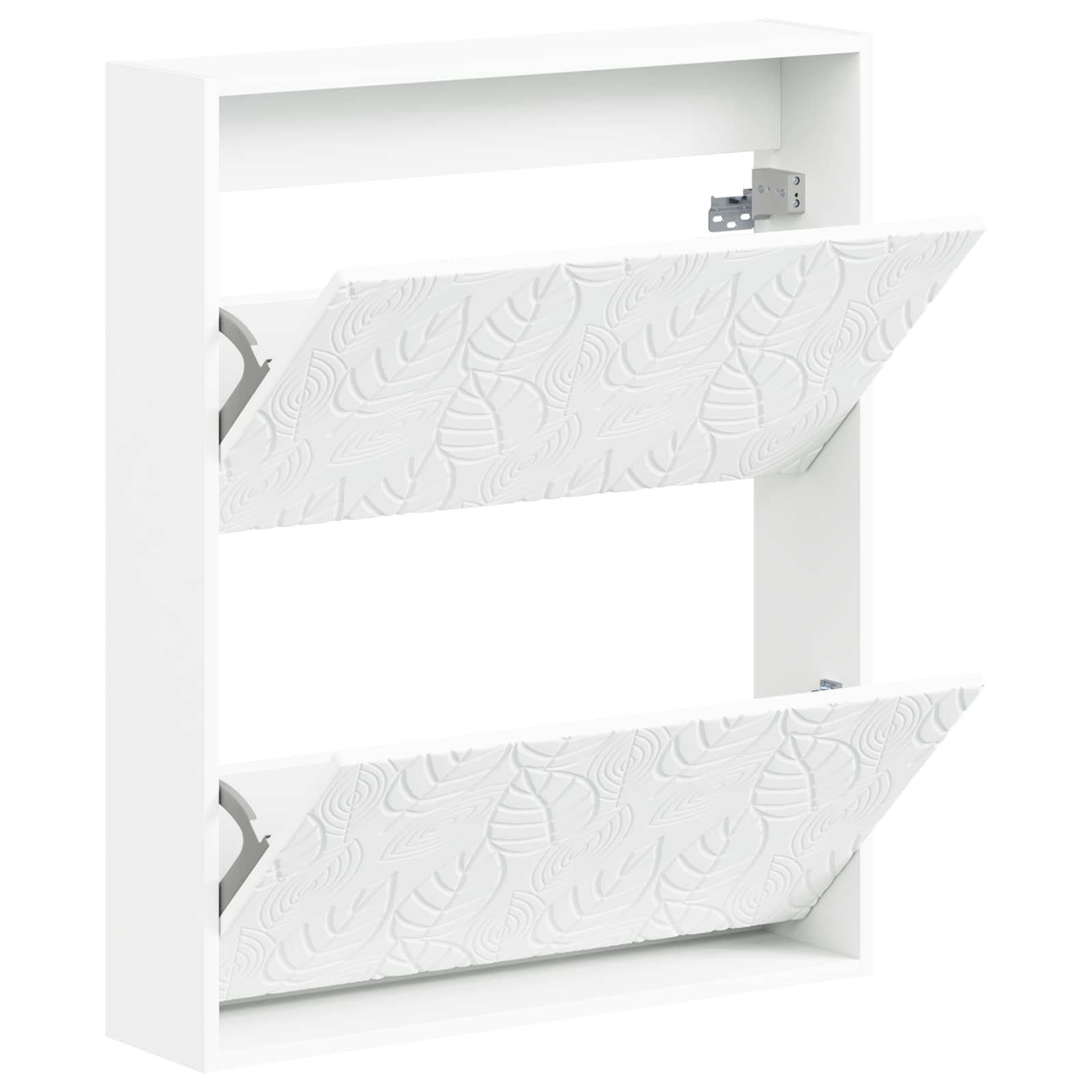 Mobiletto per Scarpe da Muro DELFT 71 x 17 x 86 cm Bianco