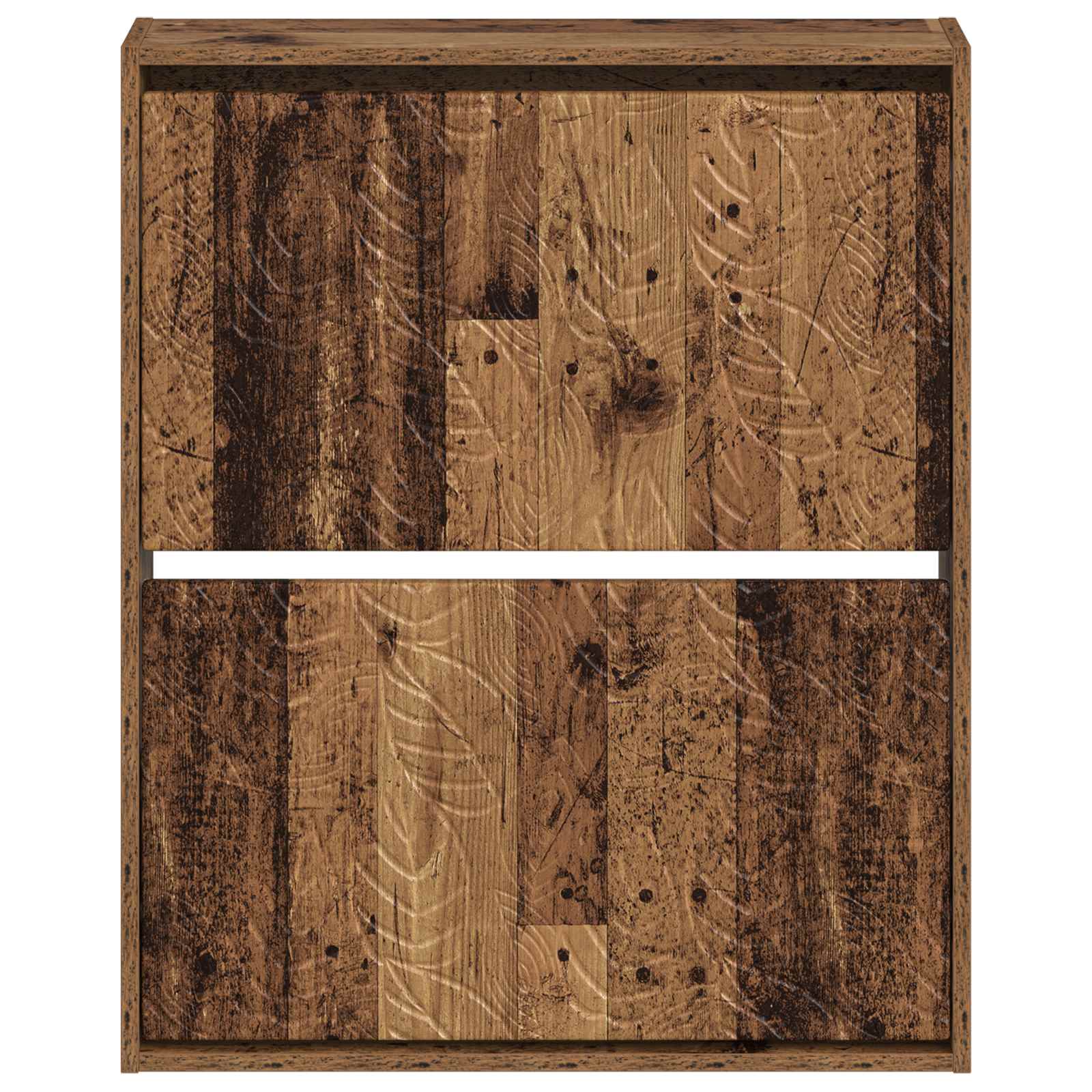 Mobiletto per Scarpe da Muro DELFT 71 x 17 x 86 cm Legno antico