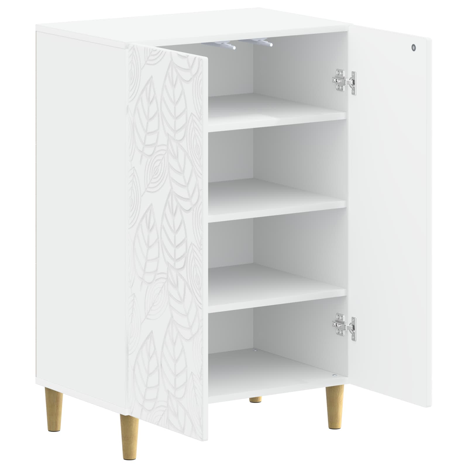 Mobile per scarpe DELFT 59,5 x 39,5 x 90 cm Bianco