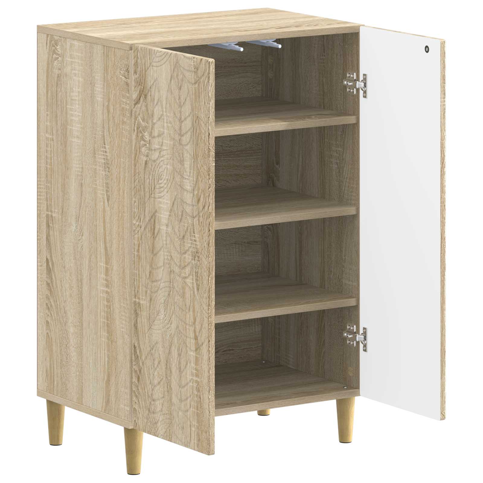 Mobile per scarpe DELFT 59,5 x 39,5 x 90 cm Rovere Sonoma