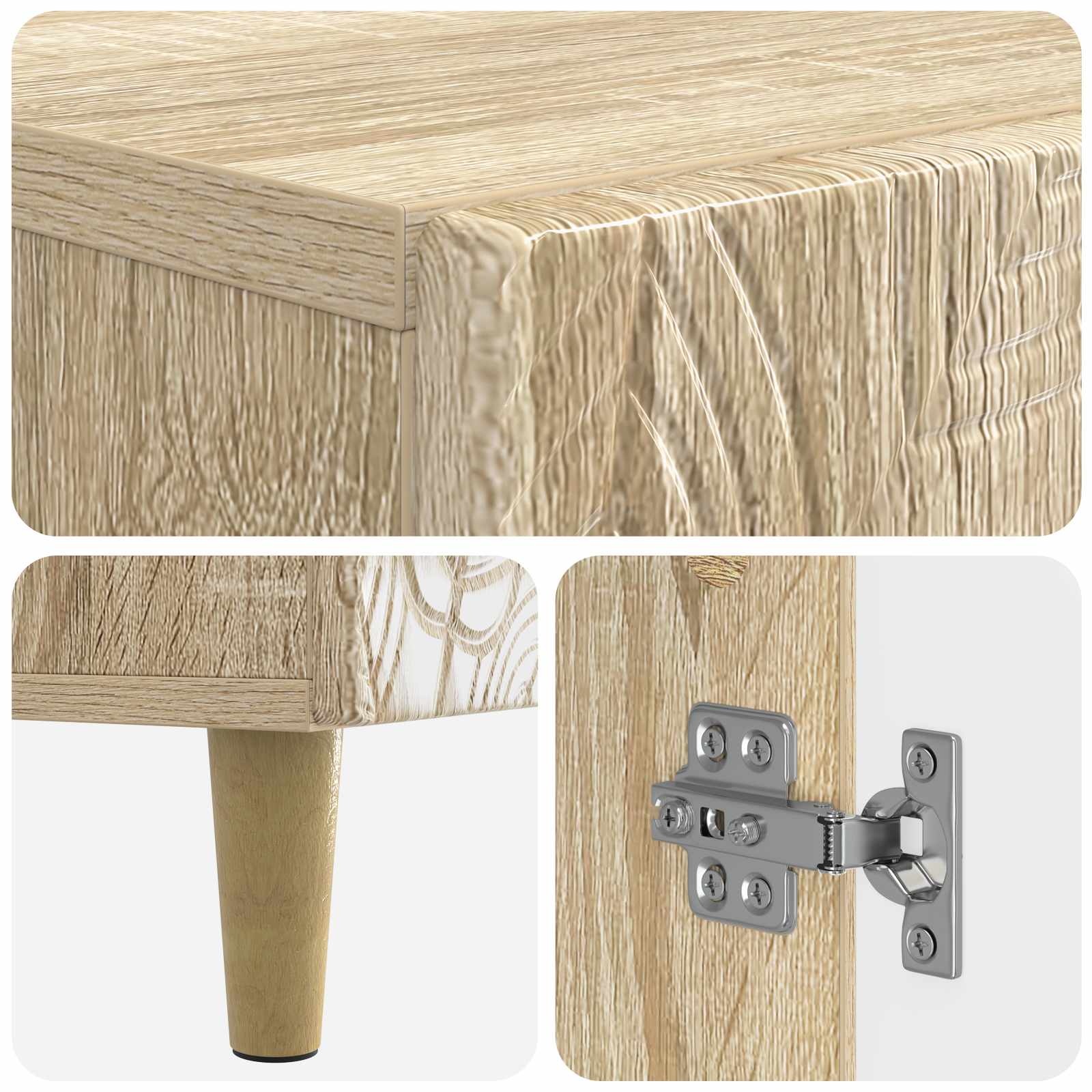 Mobile per scarpe DELFT 59,5 x 39,5 x 90 cm Rovere Sonoma