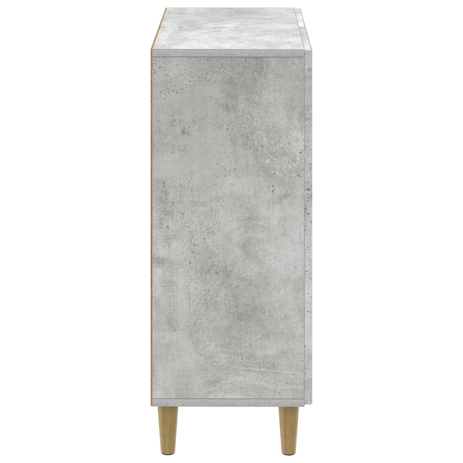 Mobile per scarpe DELFT 59,5 x 39,5 x 90 cm Grigio Cemento