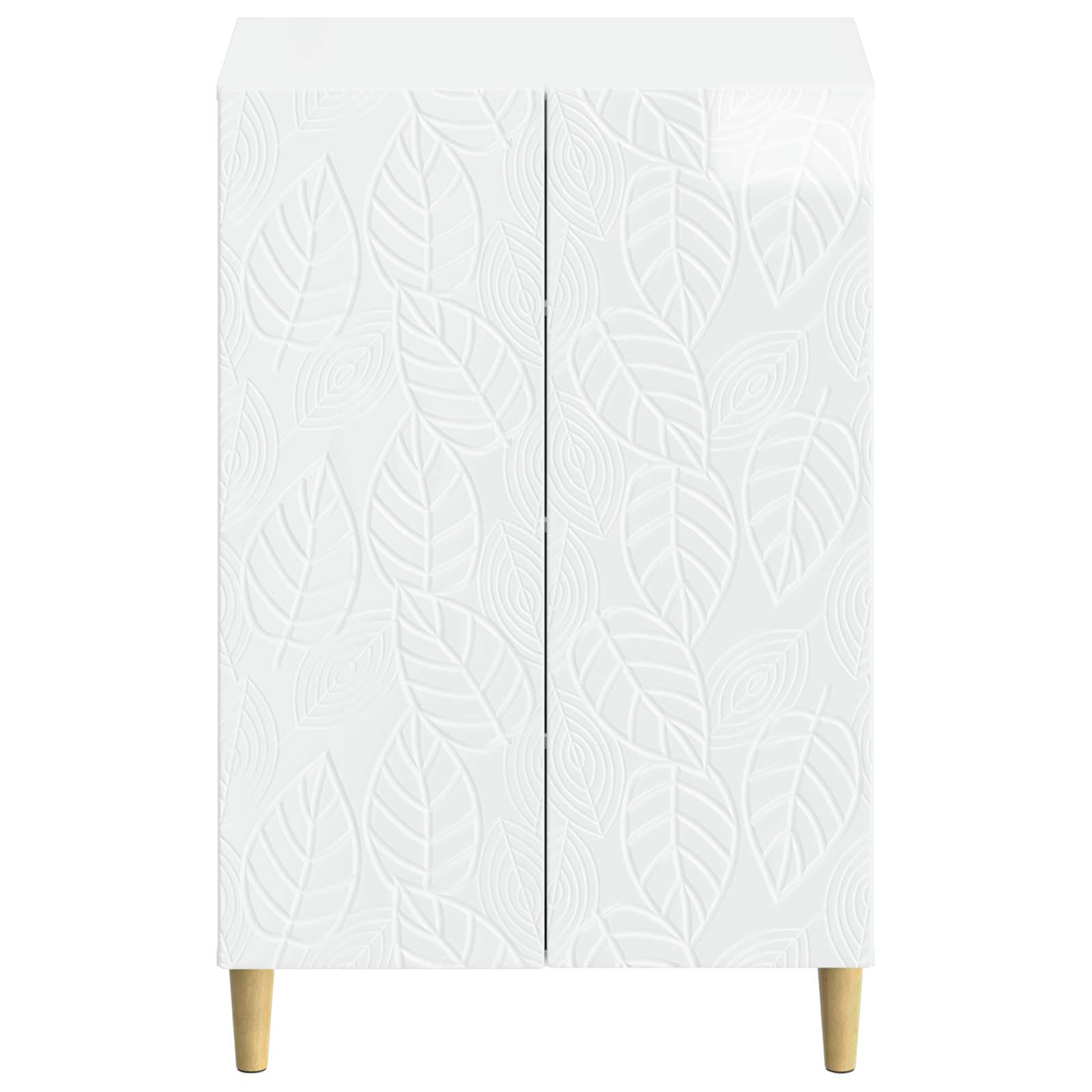 Mobile per scarpe DELFT 59,5 x 39,5 x 90 cm Bianco Lucido