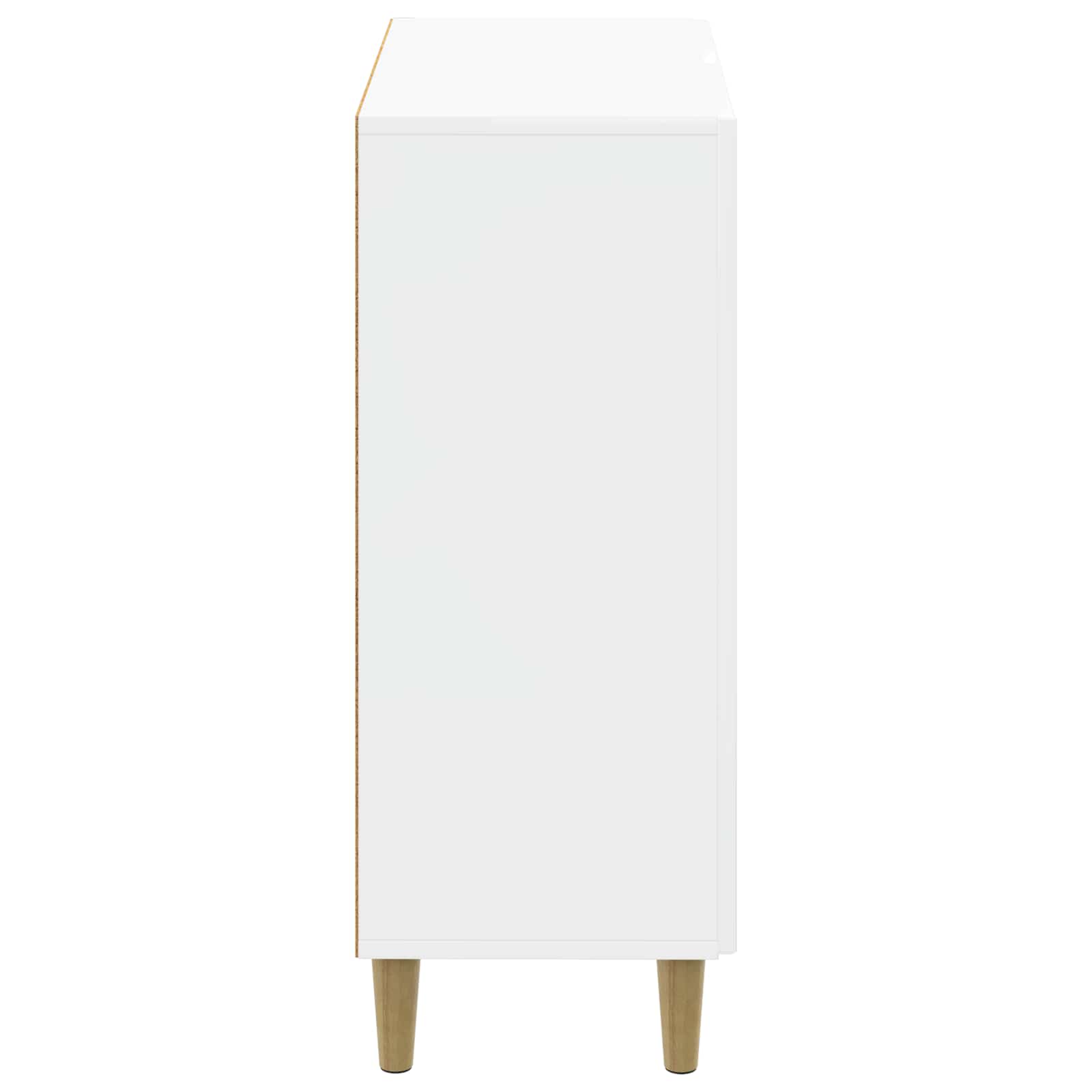 Mobile per scarpe DELFT 59,5 x 39,5 x 90 cm Bianco Lucido