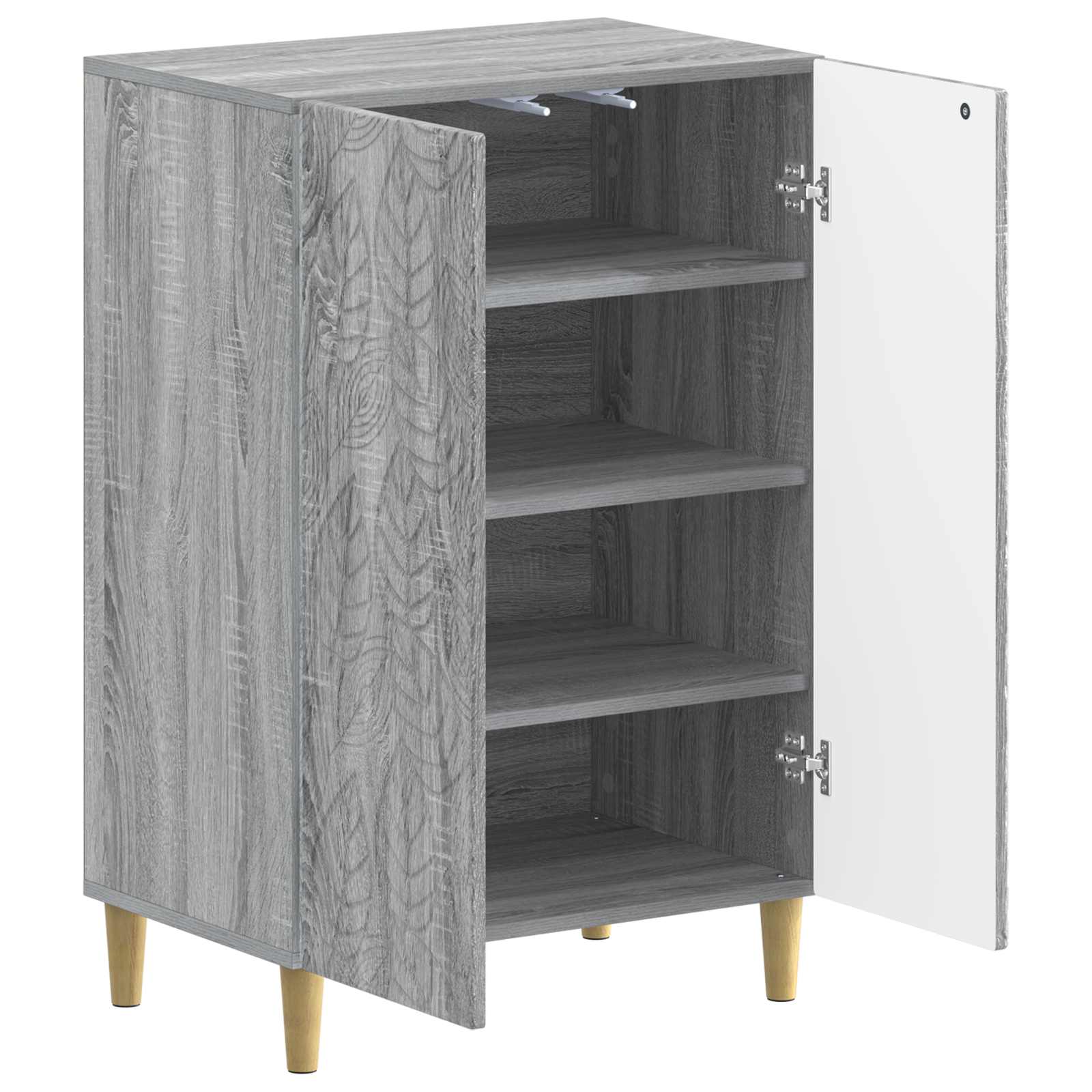 Mobile per scarpe DELFT 59,5 x 39,5 x 90 cm Sonoma grigio