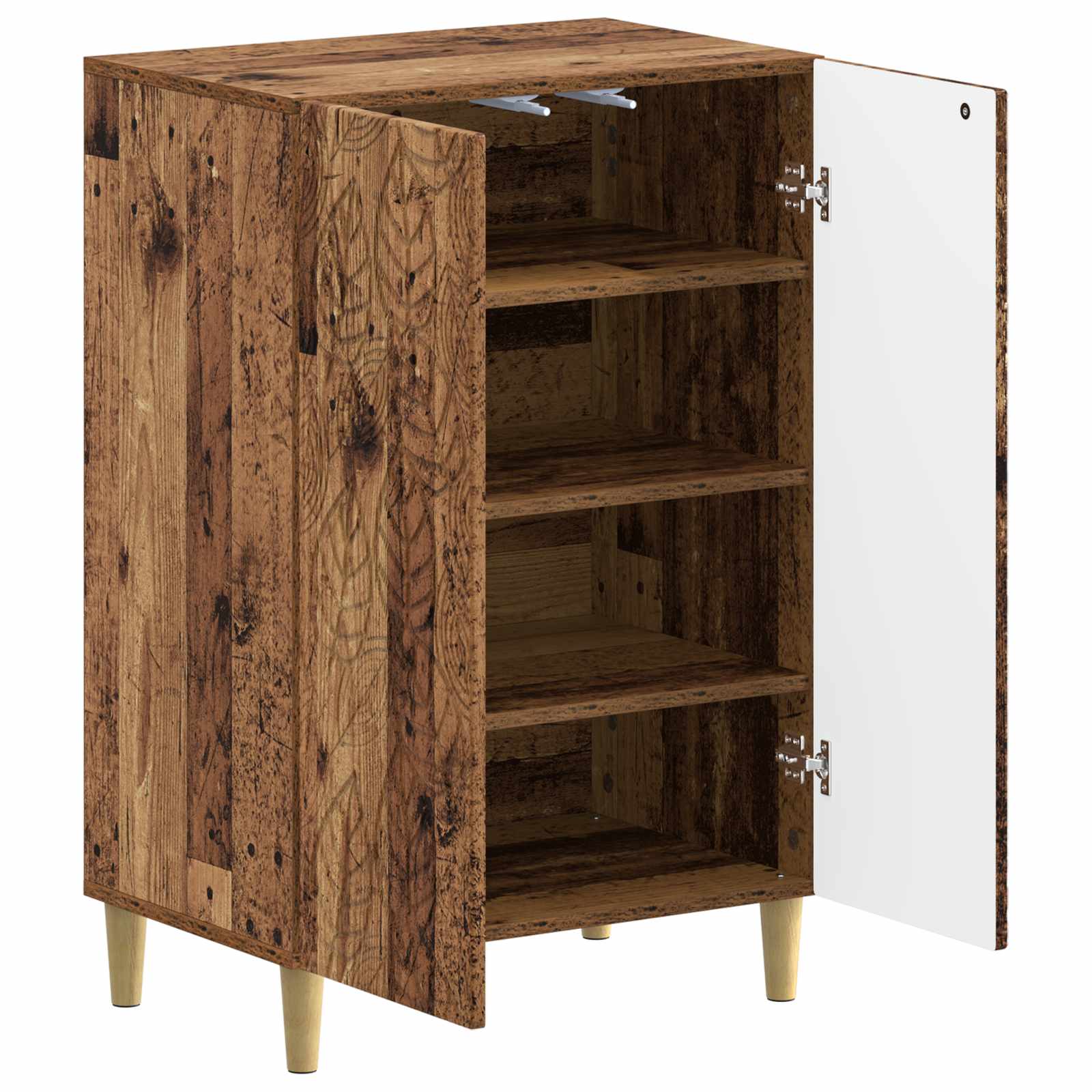 Mobile per scarpe DELFT 59,5 x 39,5 x 90 cm Legno antico