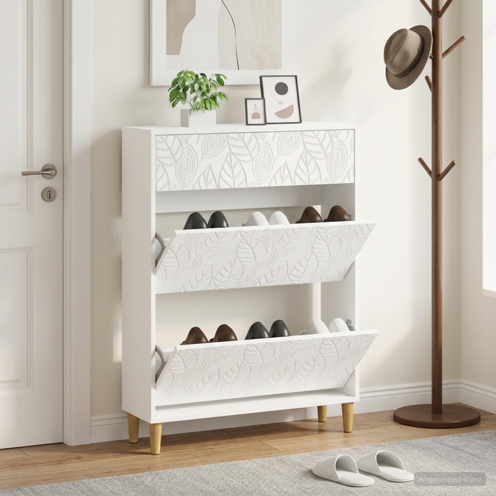 Mobile per scarpe DELFT 78 x 24 x 103 cm Legno ingegnerizzato