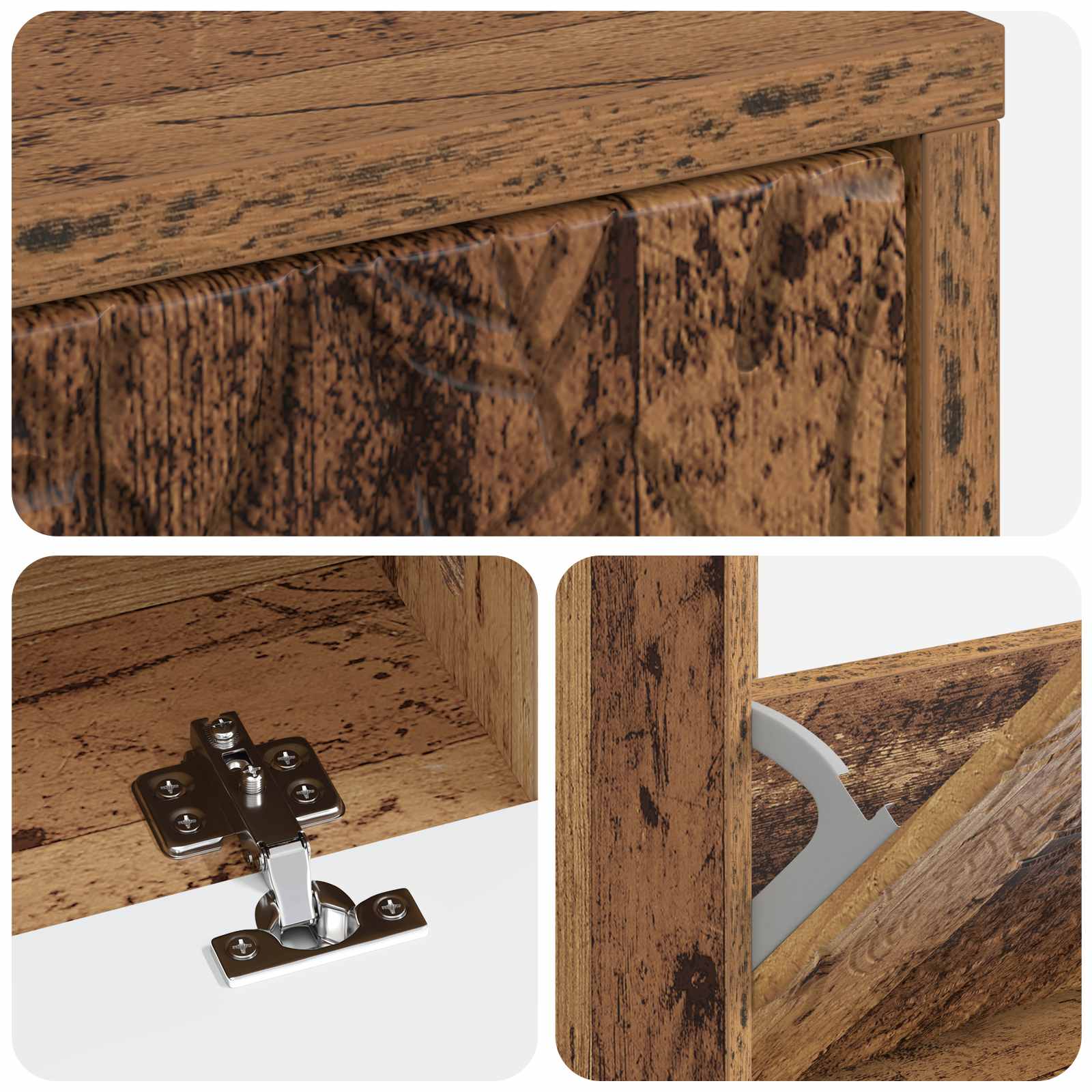 Mobile per scarpe DELFT 78 x 24 x 103 cm Legno ingegnerizzato