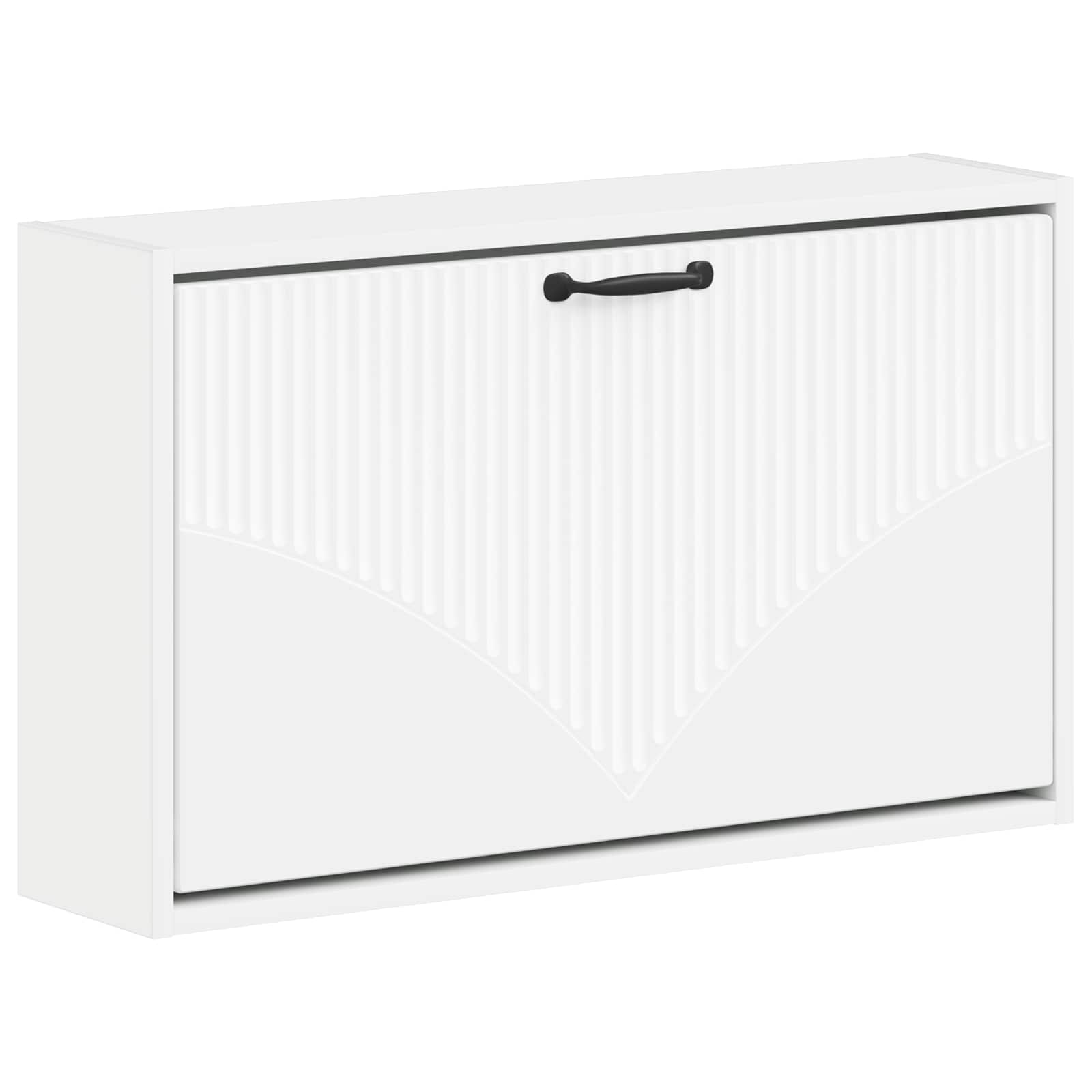 Mobiletto per Scarpe da Muro HOORN 71 x 17 x 43 cm Bianco