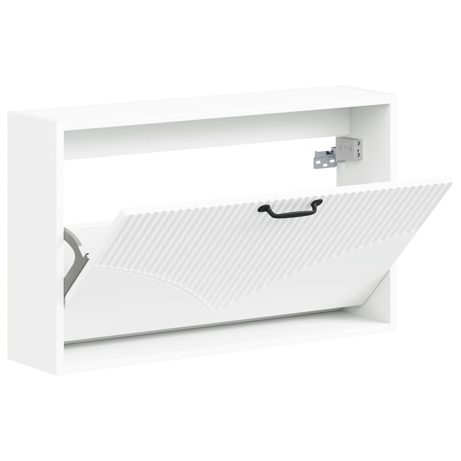 Mobiletto per Scarpe da Muro HOORN 71 x 17 x 43 cm Bianco