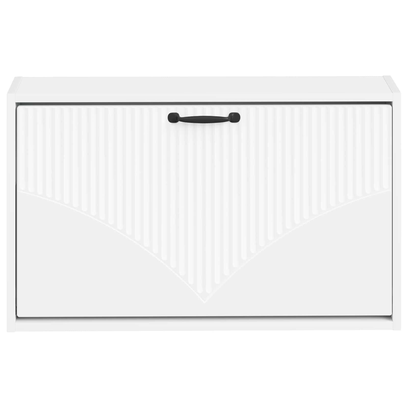 Mobiletto per Scarpe da Muro HOORN 71 x 17 x 43 cm Bianco
