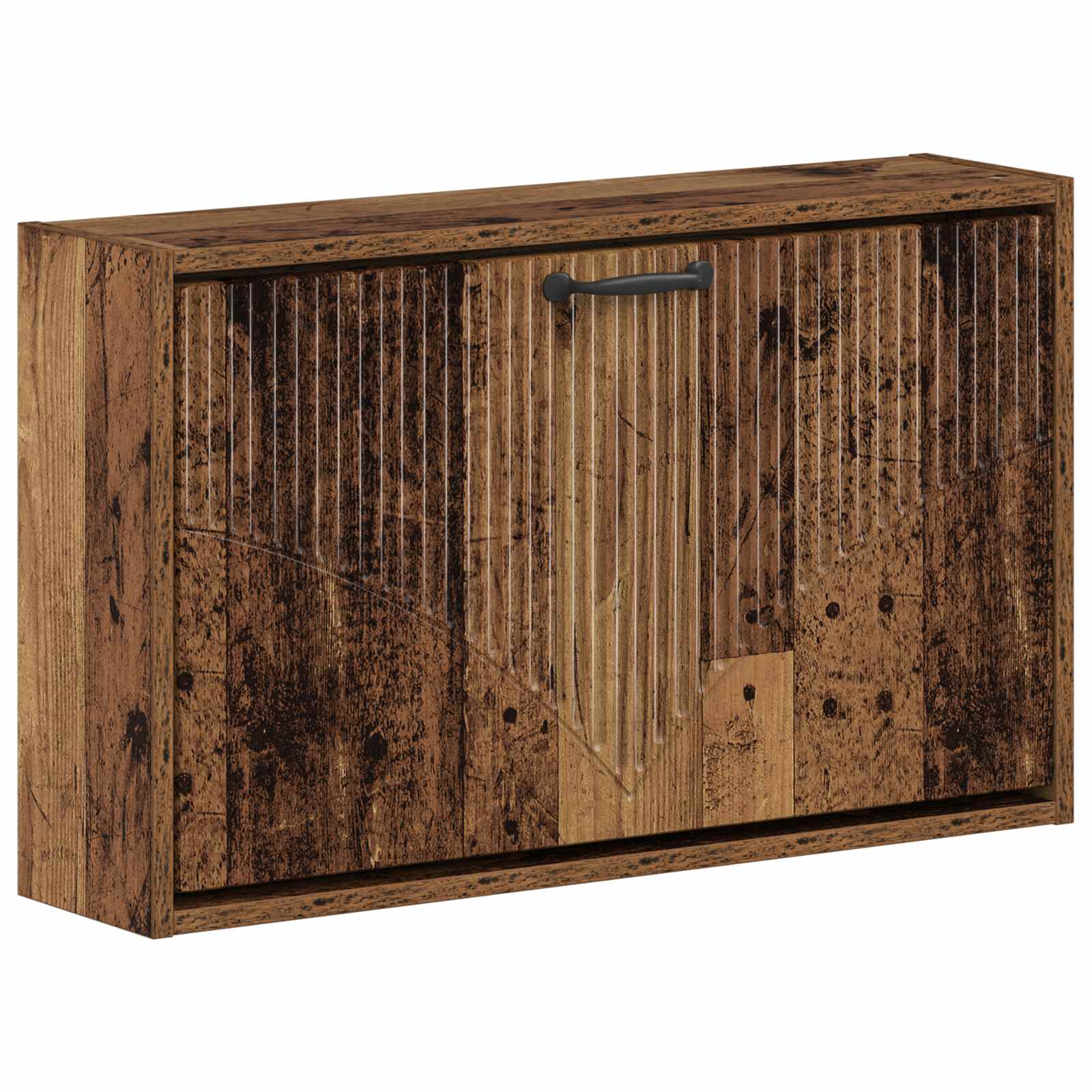 Mobiletto per Scarpe da Muro HOORN 71 x 17 x 43 cm Legno antico