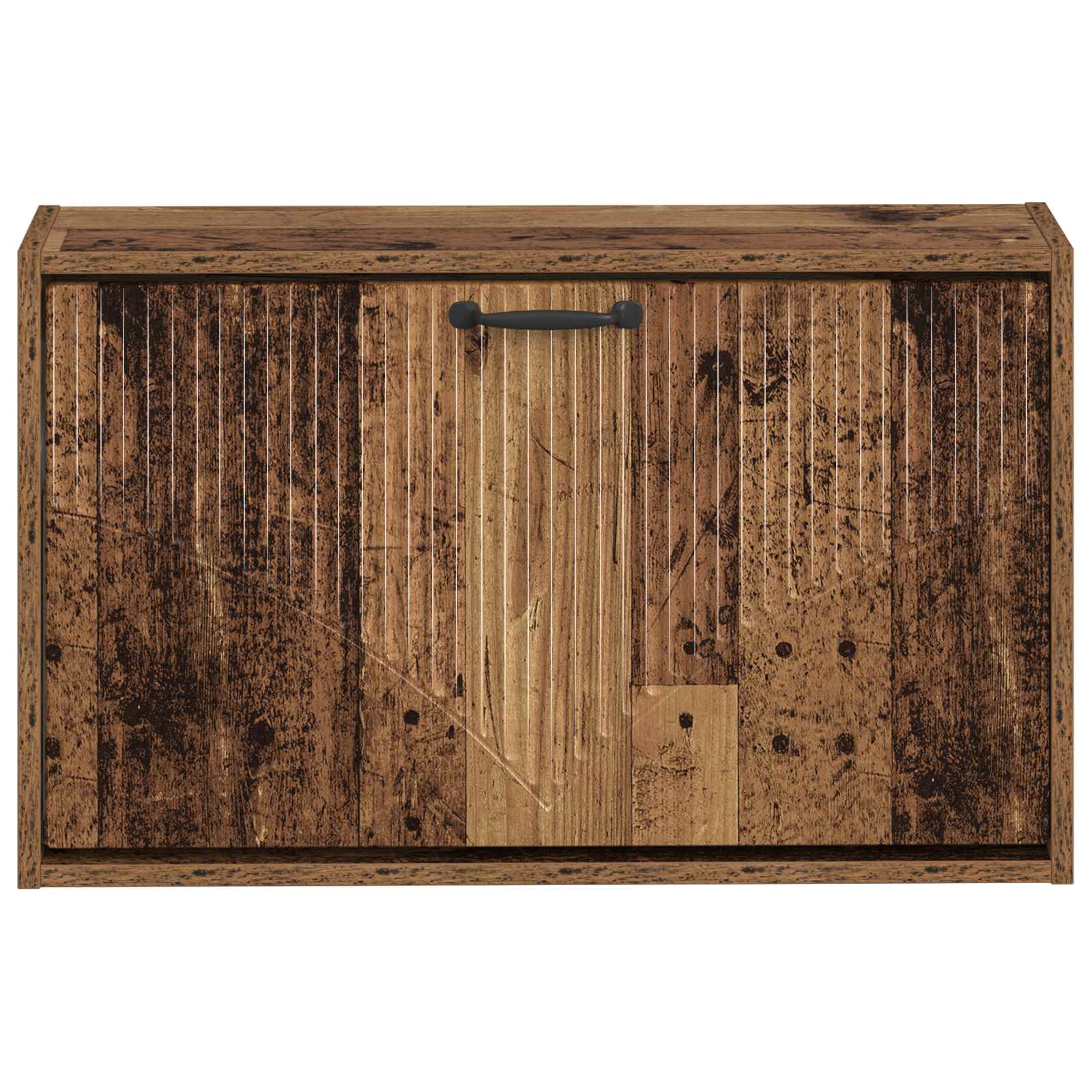 Mobiletto per Scarpe da Muro HOORN 71 x 17 x 43 cm Legno antico
