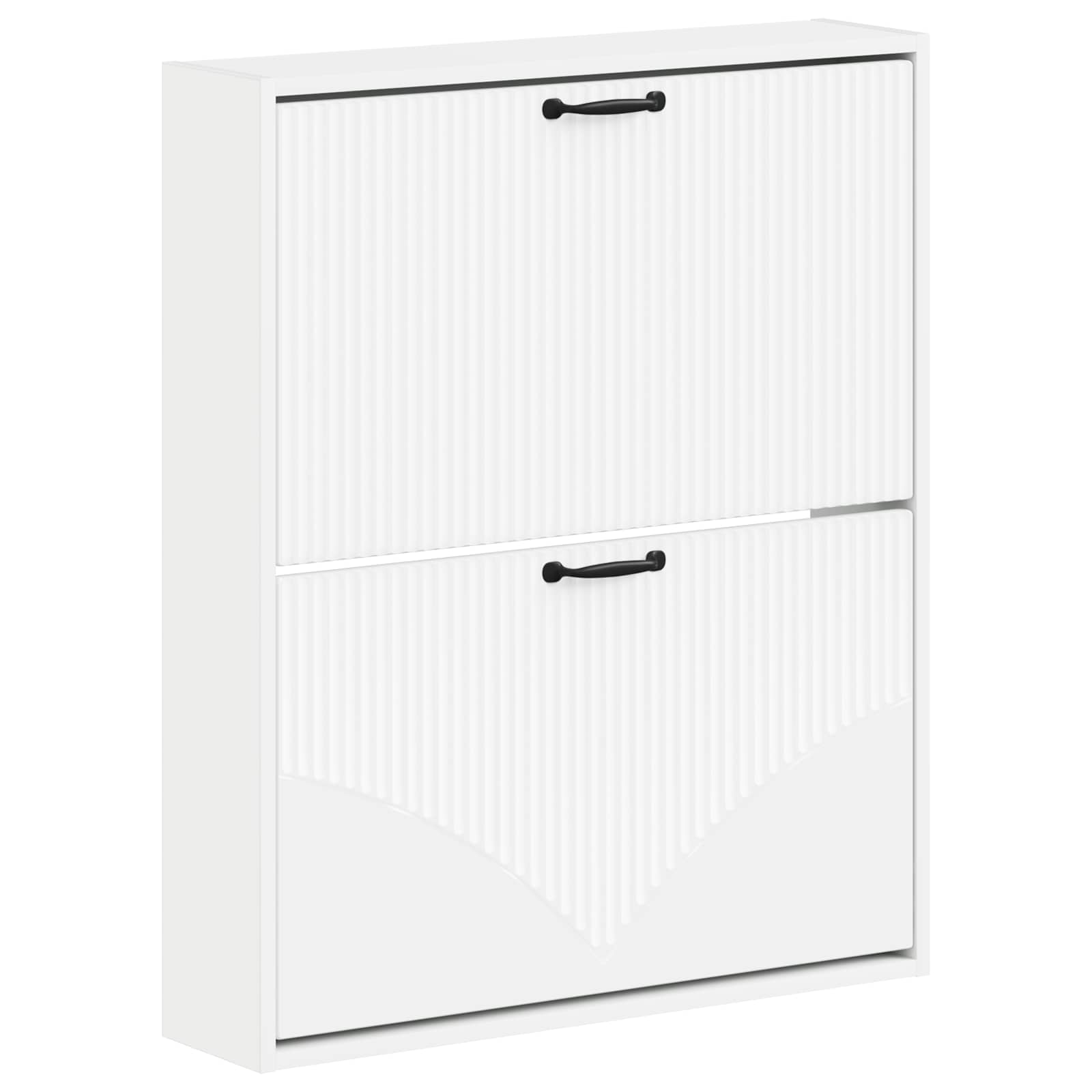 Mobiletto per Scarpe da Muro HOORN 71 x 17 x 86 cm Bianco