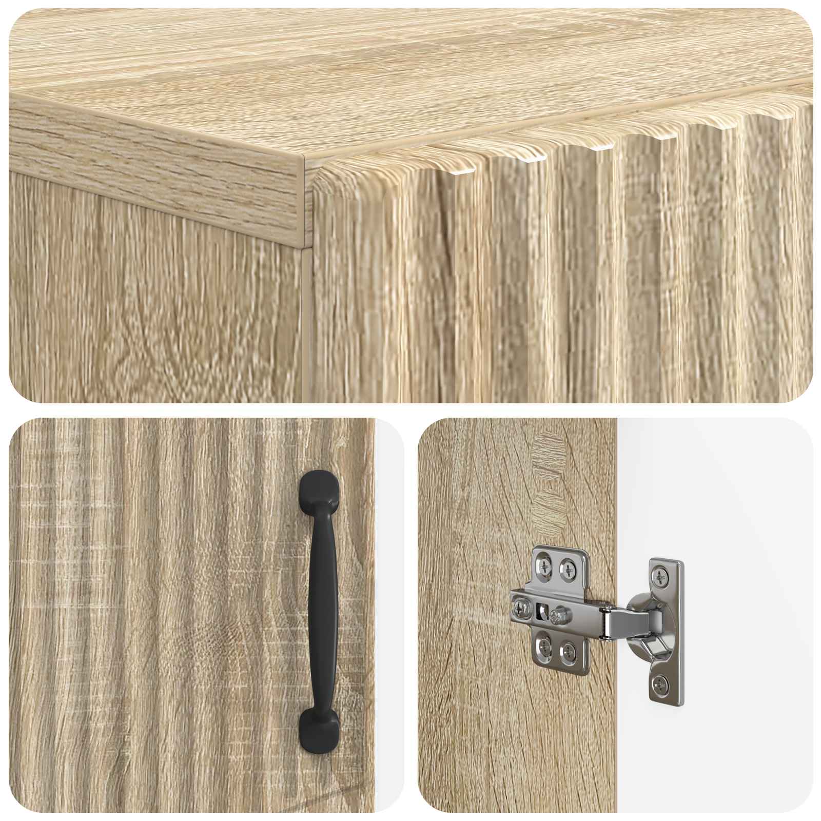 Mobile per scarpe HOORN 59,5 x 39,5 x 87 cm Rovere Sonoma