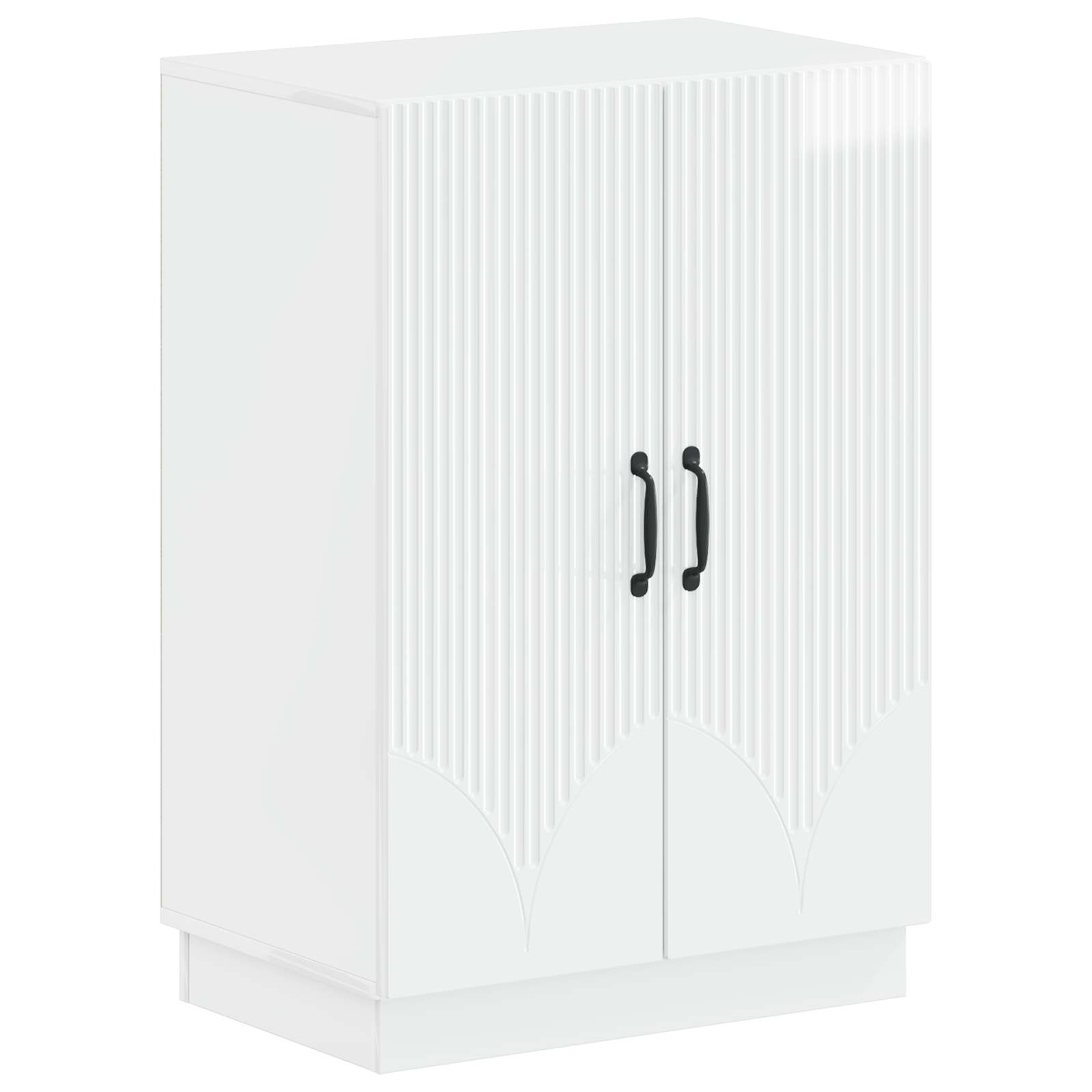 Mobile per scarpe HOORN 59,5 x 39,5 x 87 cm Bianco Lucido