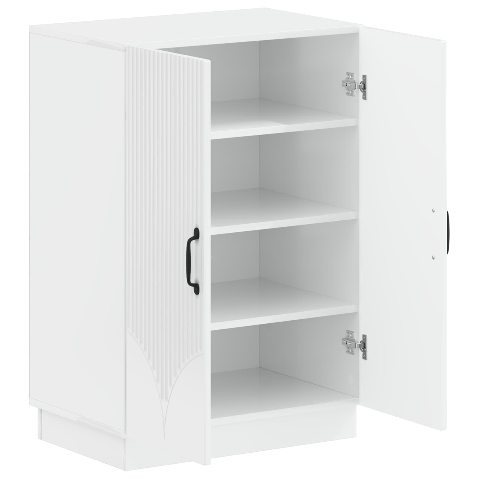 Mobile per scarpe HOORN 59,5 x 39,5 x 87 cm Bianco Lucido