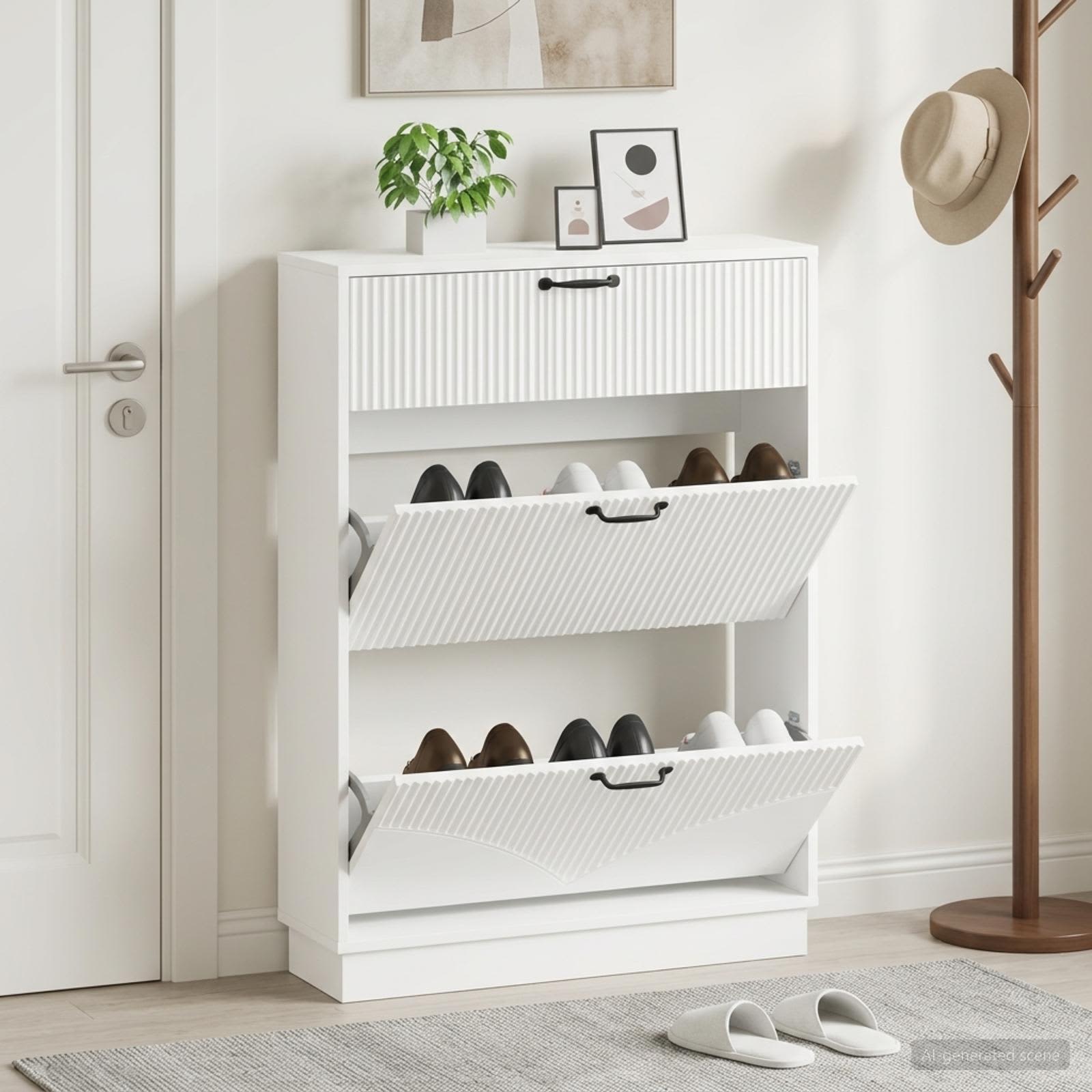 Mobile per scarpe HOORN 78 x 24 x 100 cm Legno ingegnerizzato