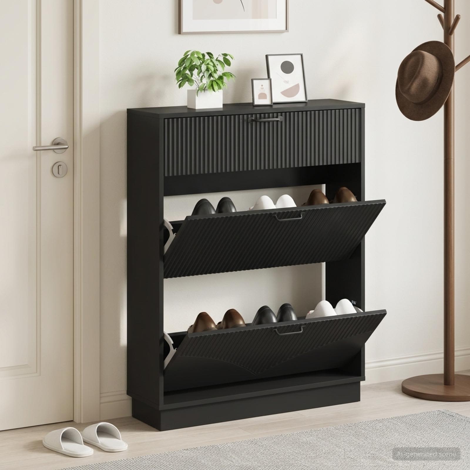 Mobile per scarpe HOORN 78 x 24 x 100 cm Legno ingegnerizzato