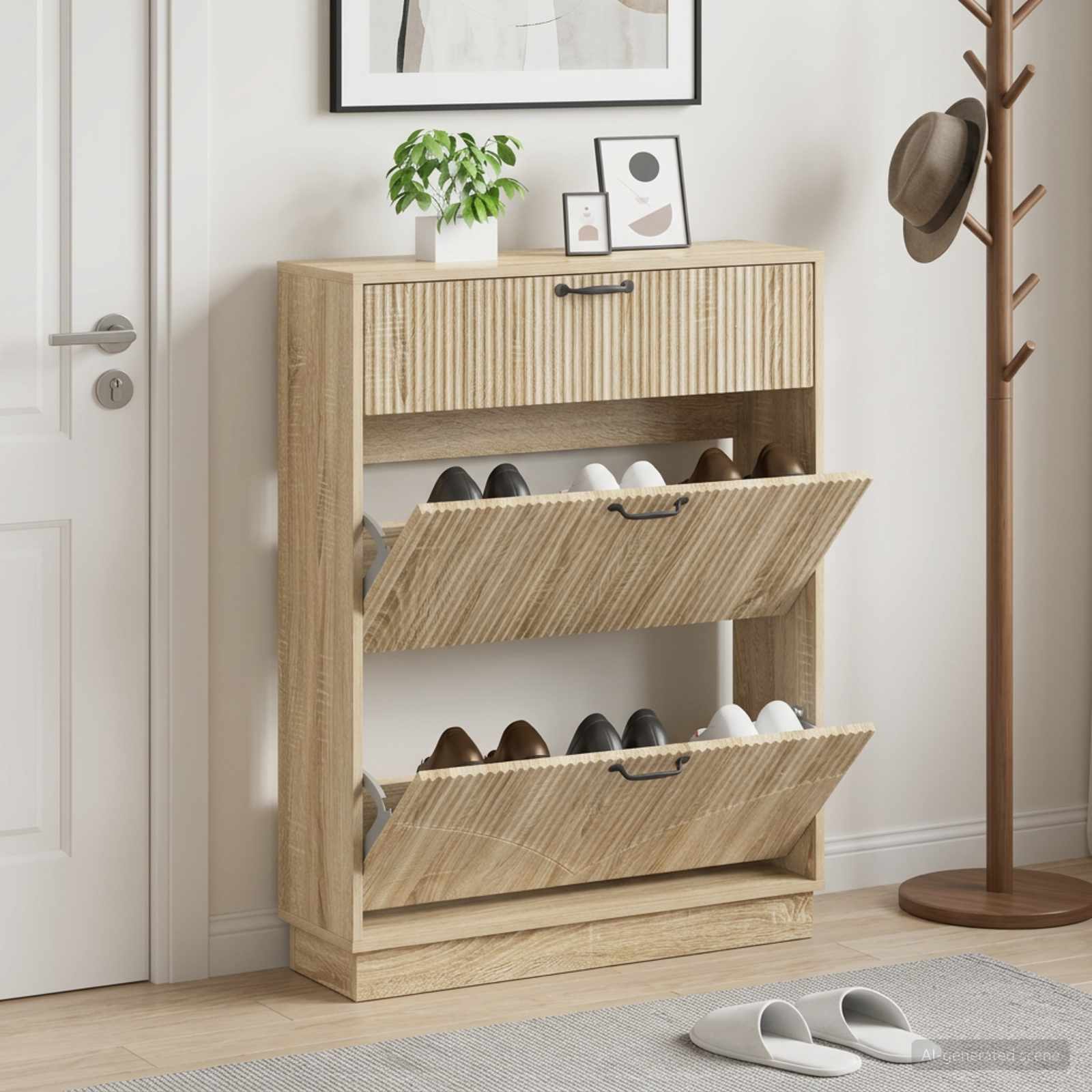 Mobile per scarpe HOORN 78 x 24 x 100 cm Legno ingegnerizzato
